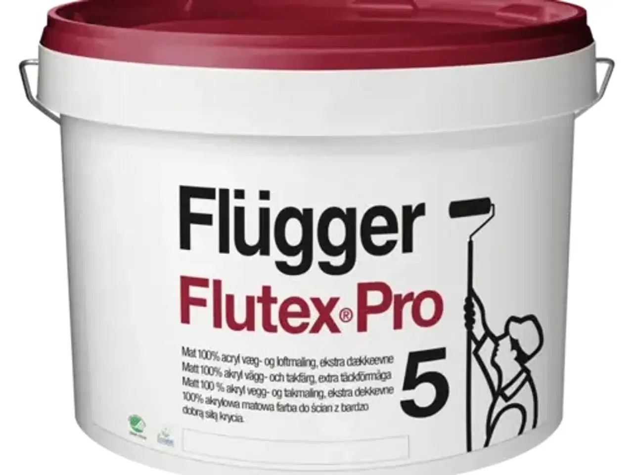 Billede 1 - Flügger Flutex Pro 5 Væg / Loft Maling