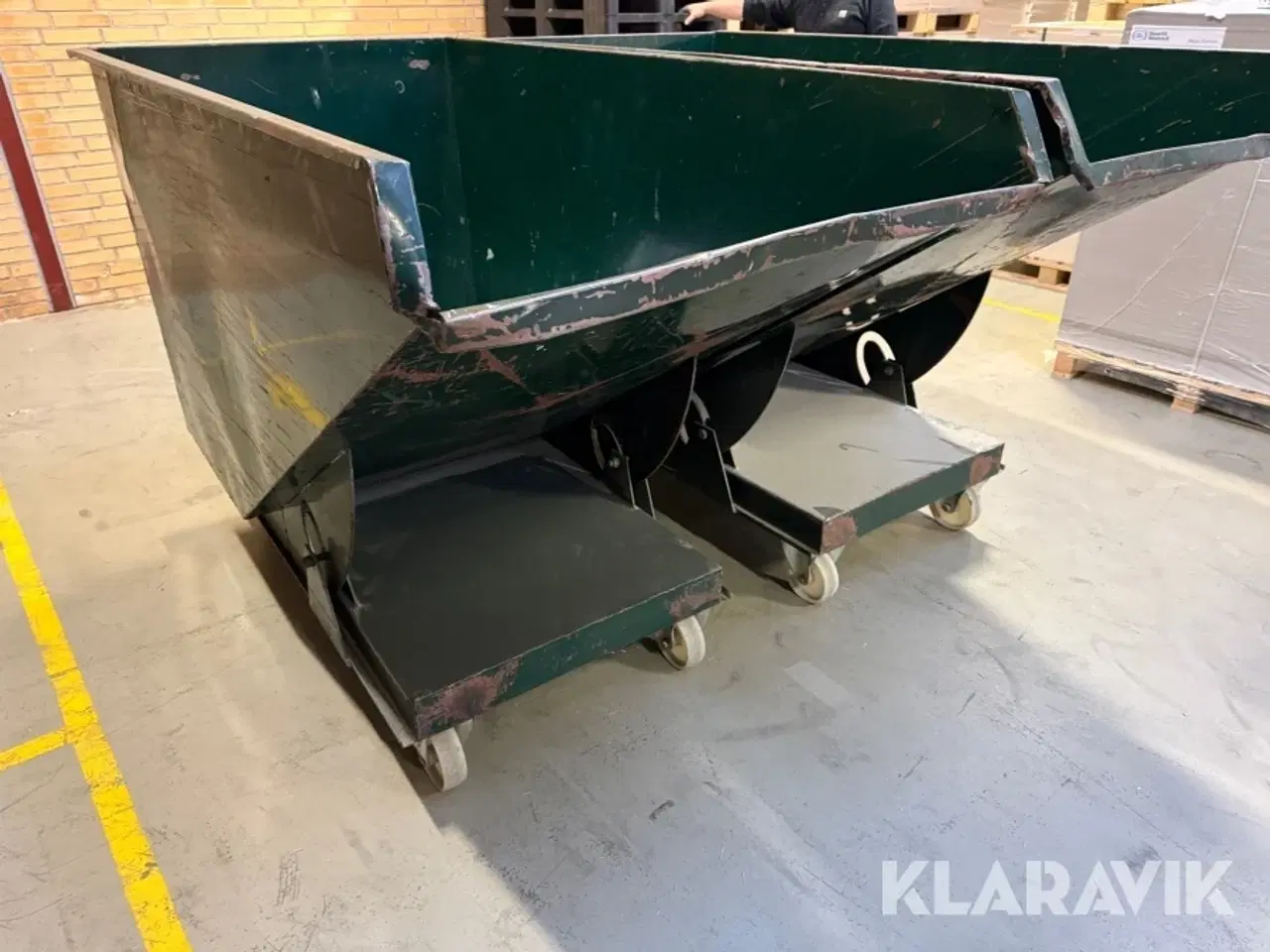 Billede 2 - Vippecontainer 1000liter 2 styk