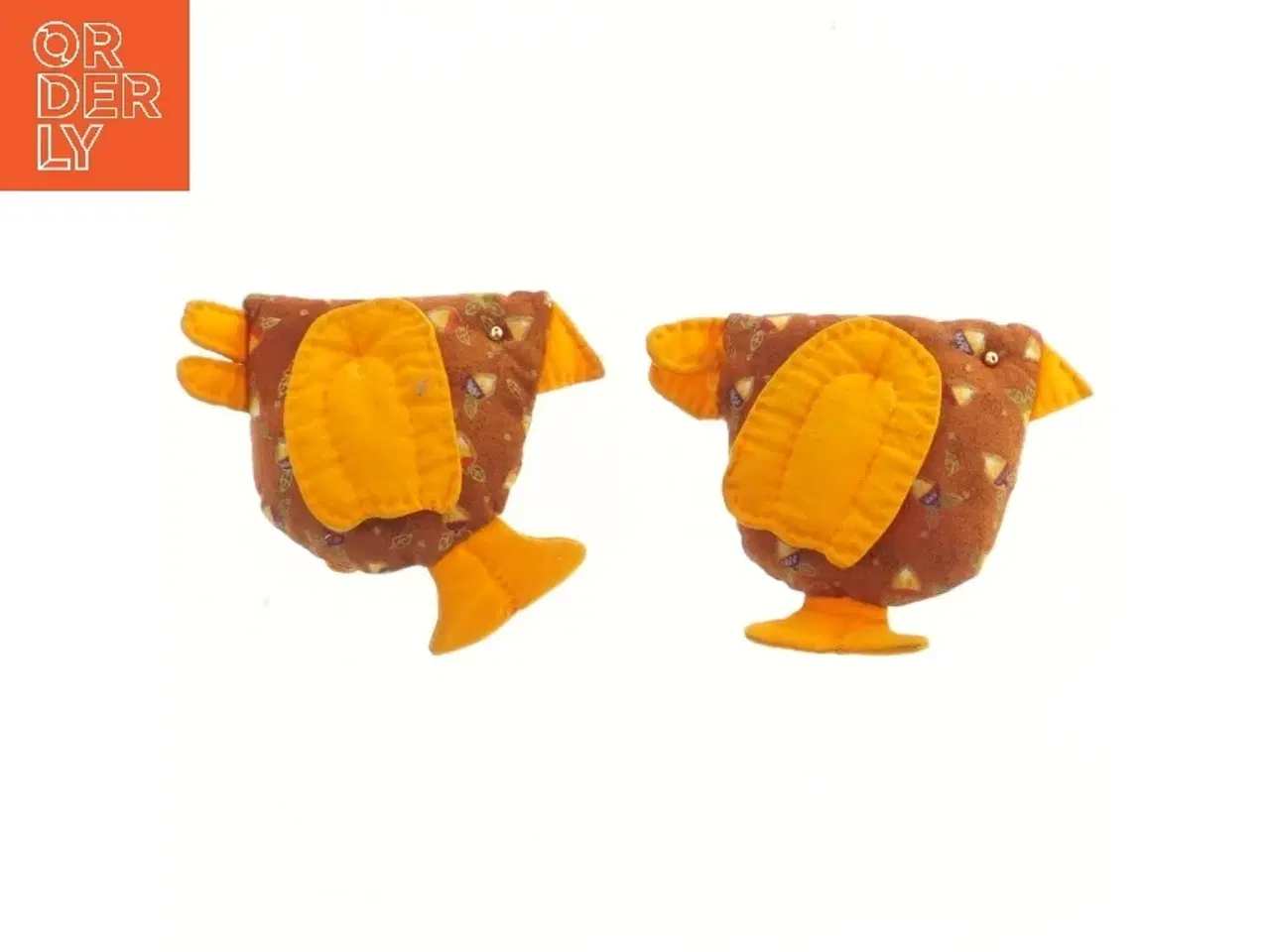 Billede 2 - Stof fugle dekoration (str. 12x8 cm)