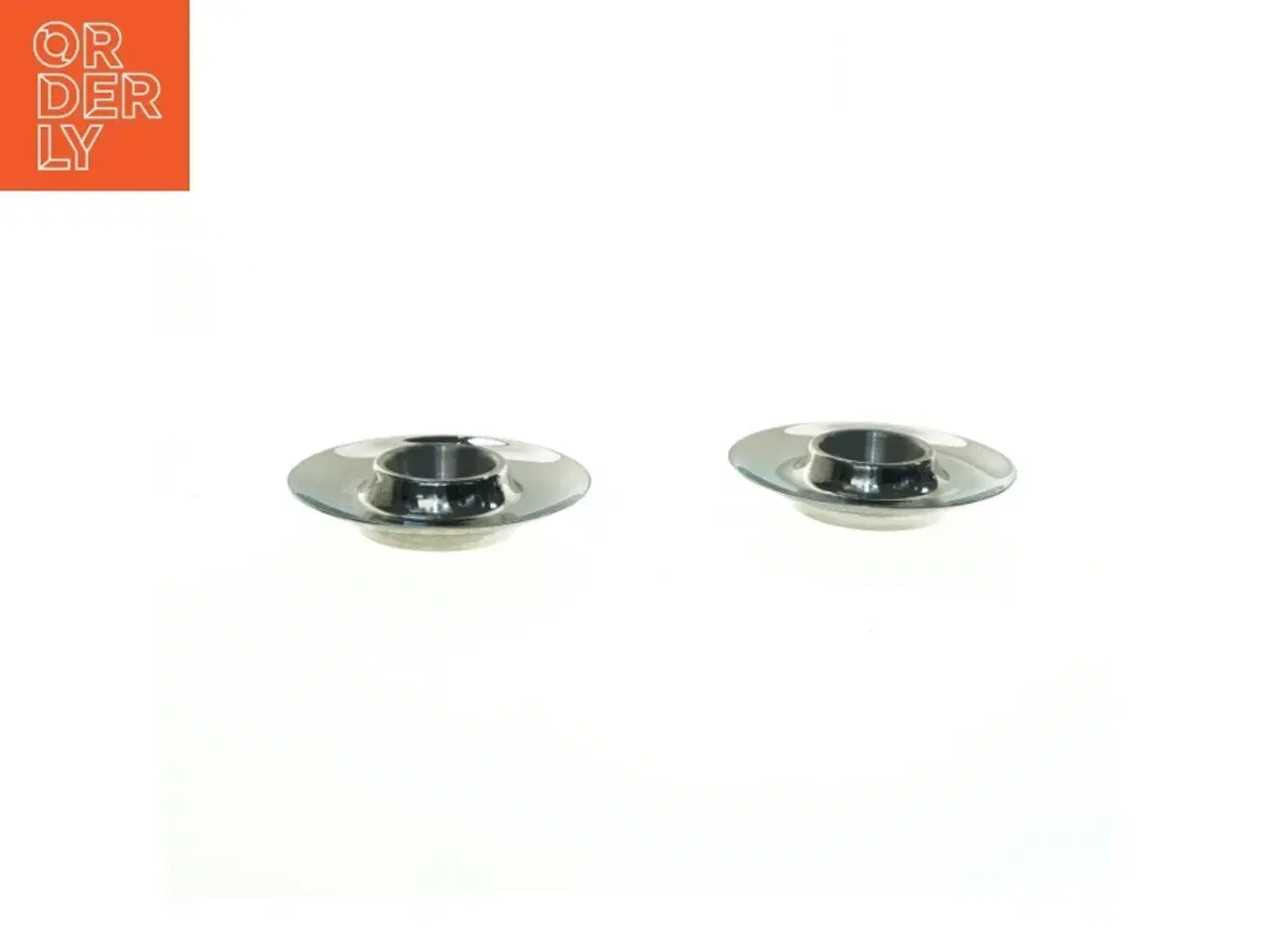 Billede 1 - Krom lysestager fra Rosti (str. Diameter 11 cm)