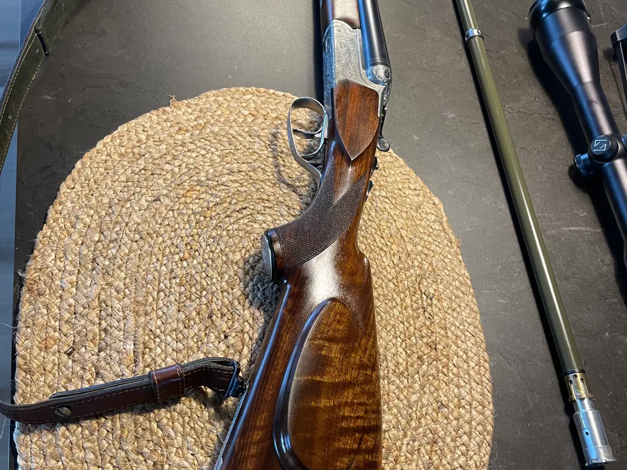 Billede 13 -  Lux Merkel drilling 12/70 & 7x65R m skæftemagasin