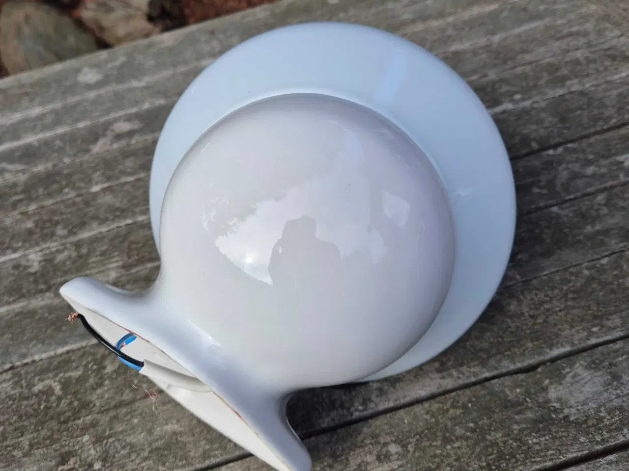 Billede 5 - Hvid badeværelseslampe fra Ifö 