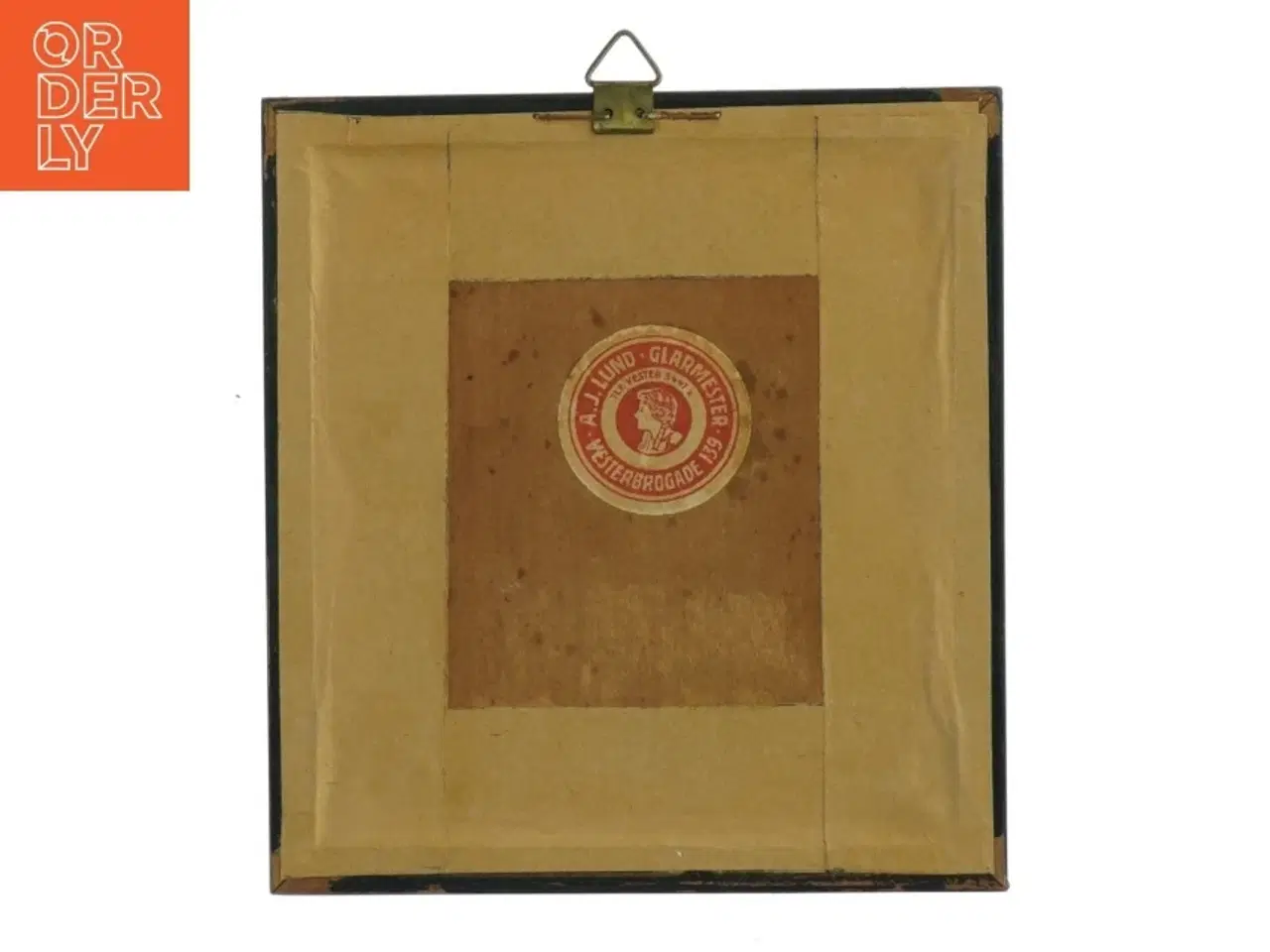 Billede 4 - Kobber Væg Relief med blomstermotiv (str. 13,5x12,5 cm)