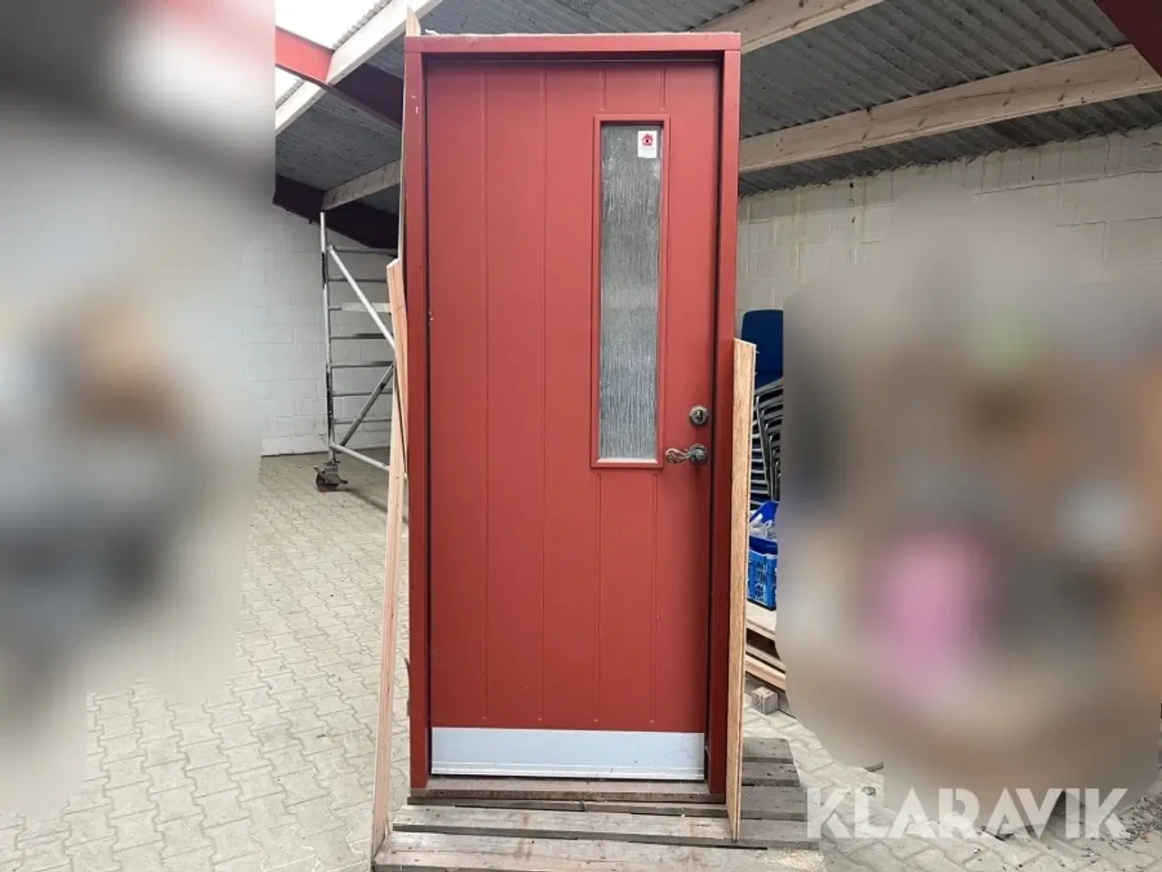 Billede 1 - Yderdør med sideparti