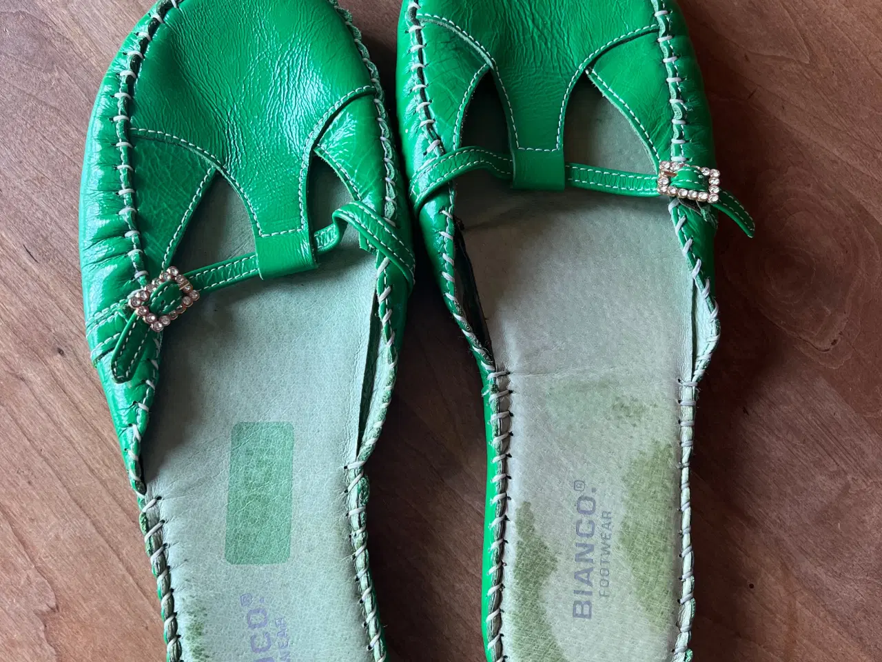 Billede 6 - Grønne sandaler str 41 fra bianco 