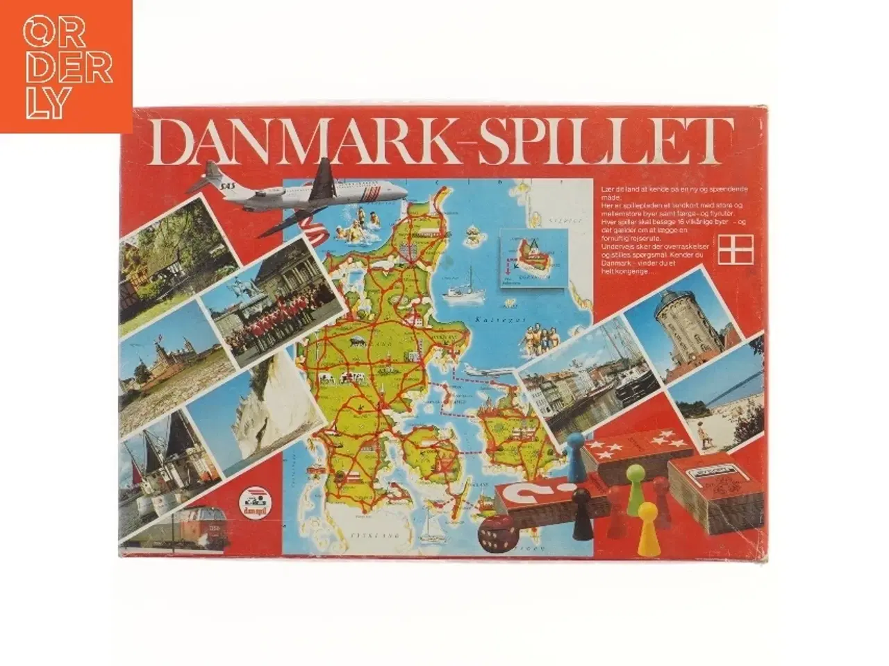 Billede 1 - Danmark-spillet brætspil (str. 39x28 cm)