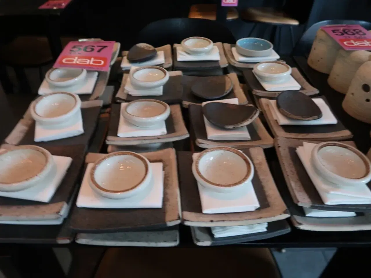 Billede 1 - 32 sæt med underskål & soyaskål