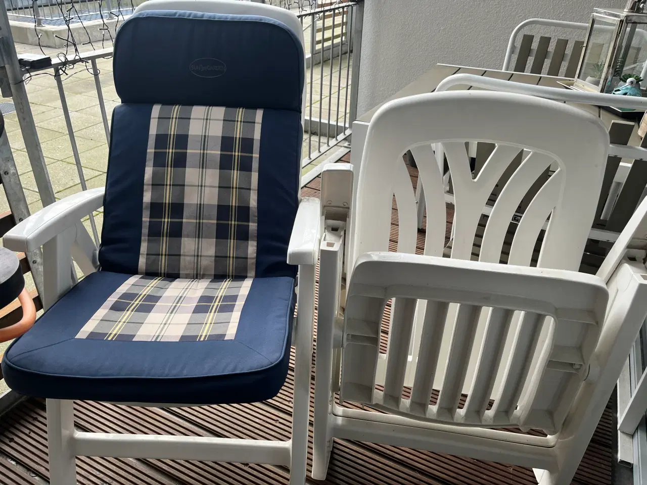 Billede 1 - 2 stk havestole m / hynder