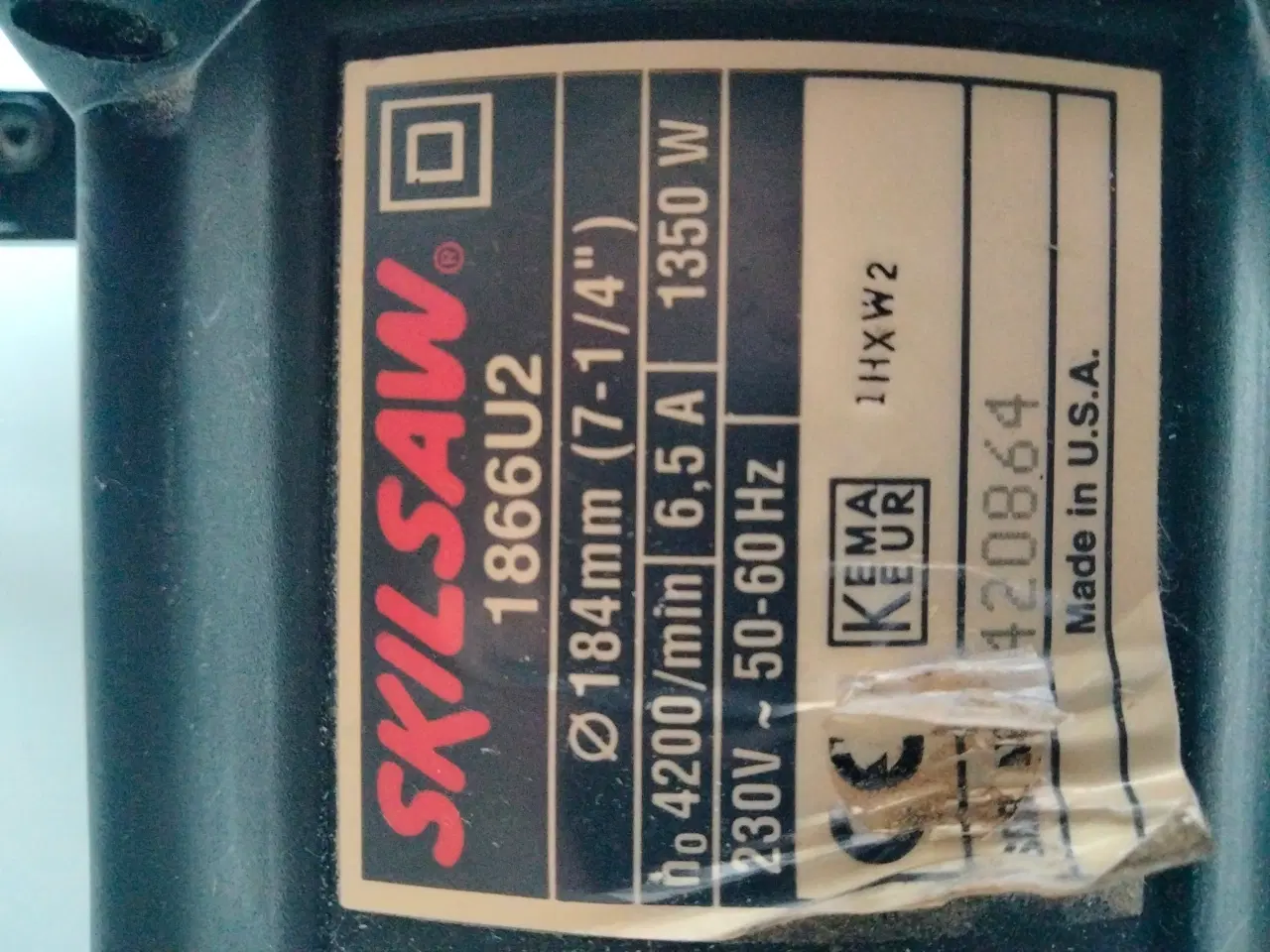 Billede 3 - Rundsav skill saw.