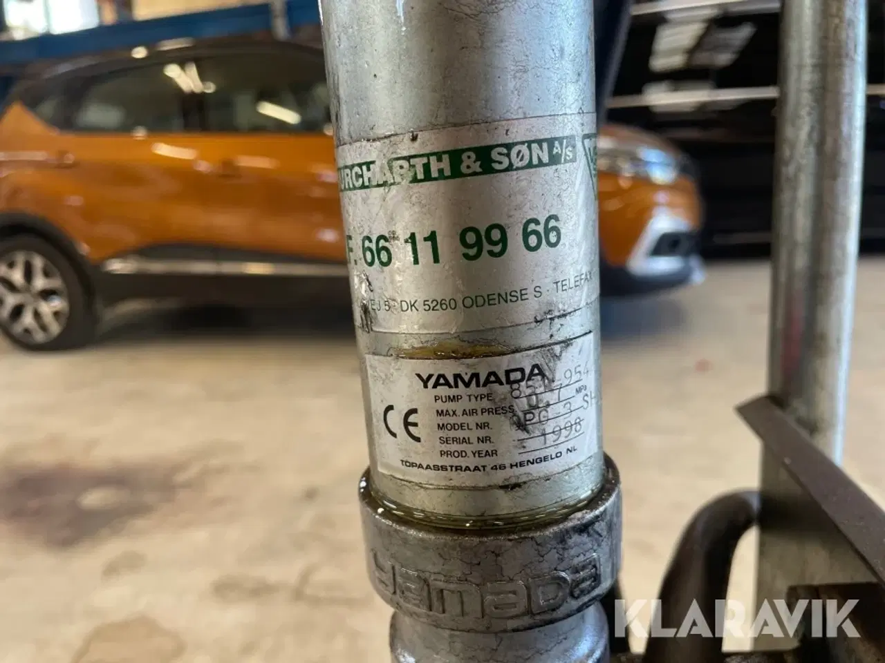Billede 12 - Olietønde vogn Yamada 851-954 med pumpe