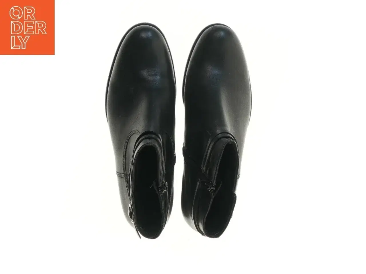 Billede 3 - Ankelstøvler i sort læder fra Gabor (str. 37,5 )