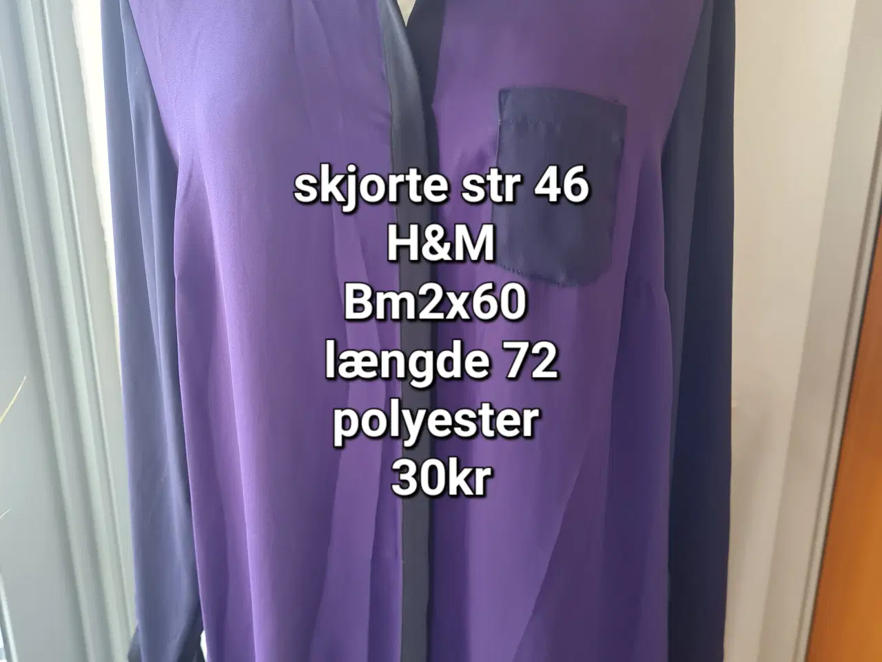Billede 1 - Skjorte str 46 fra H&M 