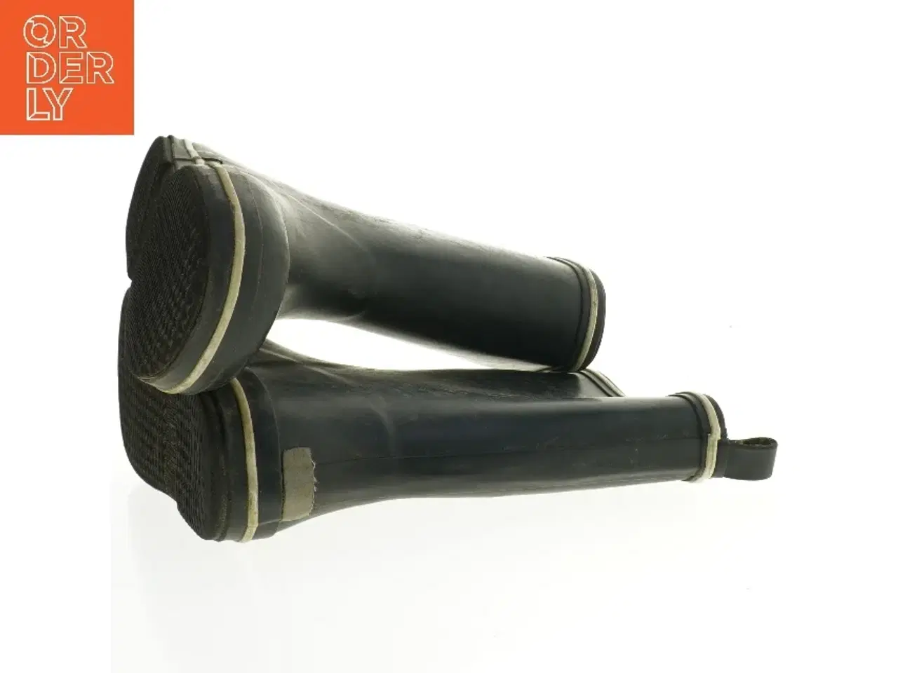 Billede 2 - Brugte sorte gummistøvler (str. 34)