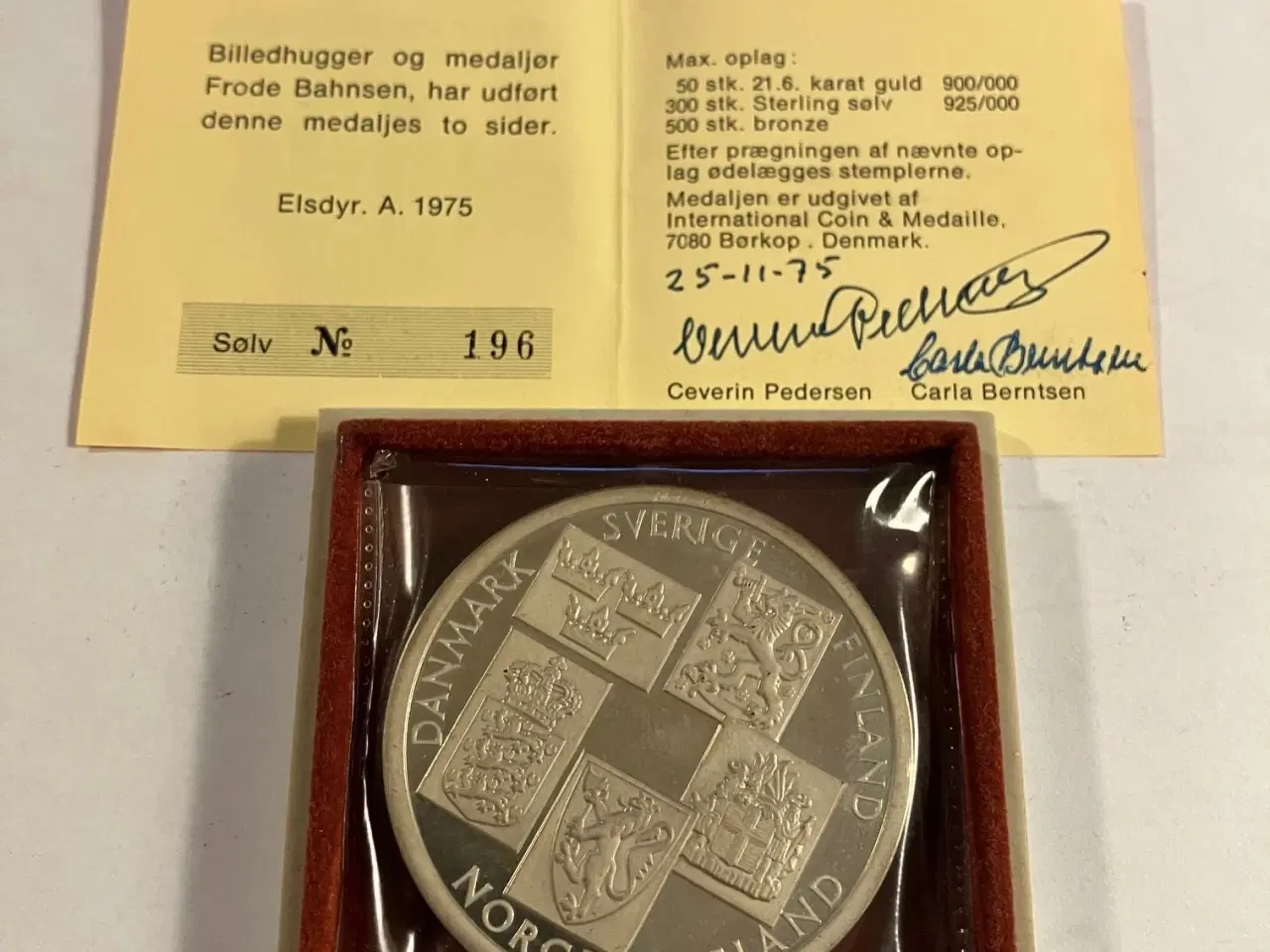 Billede 1 - Norden medalje i sølv