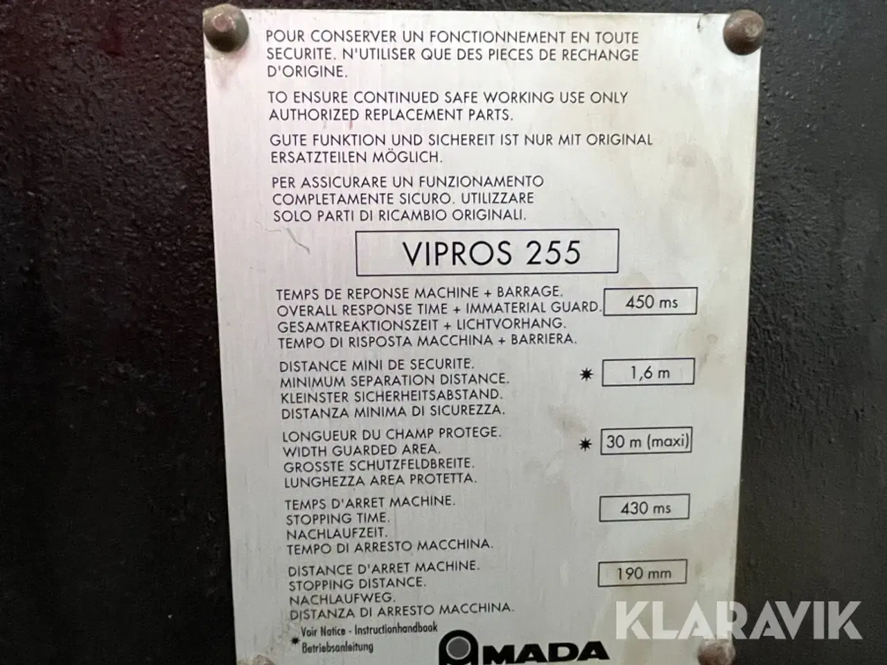 Billede 8 - Revolverstanser Amada Vipros 255