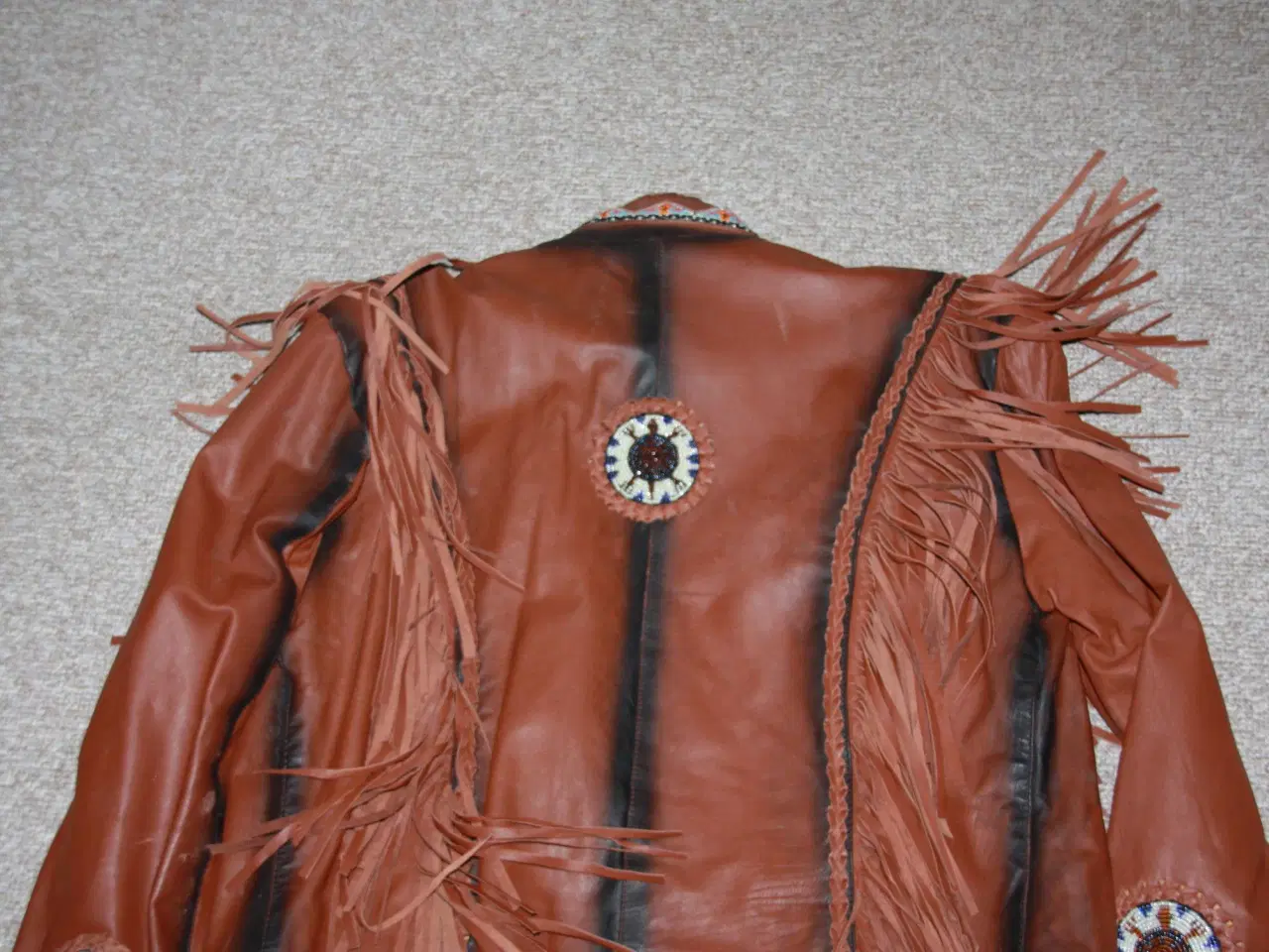 Billede 5 - Western Jacket Brown Traditional Cowboy Leather 