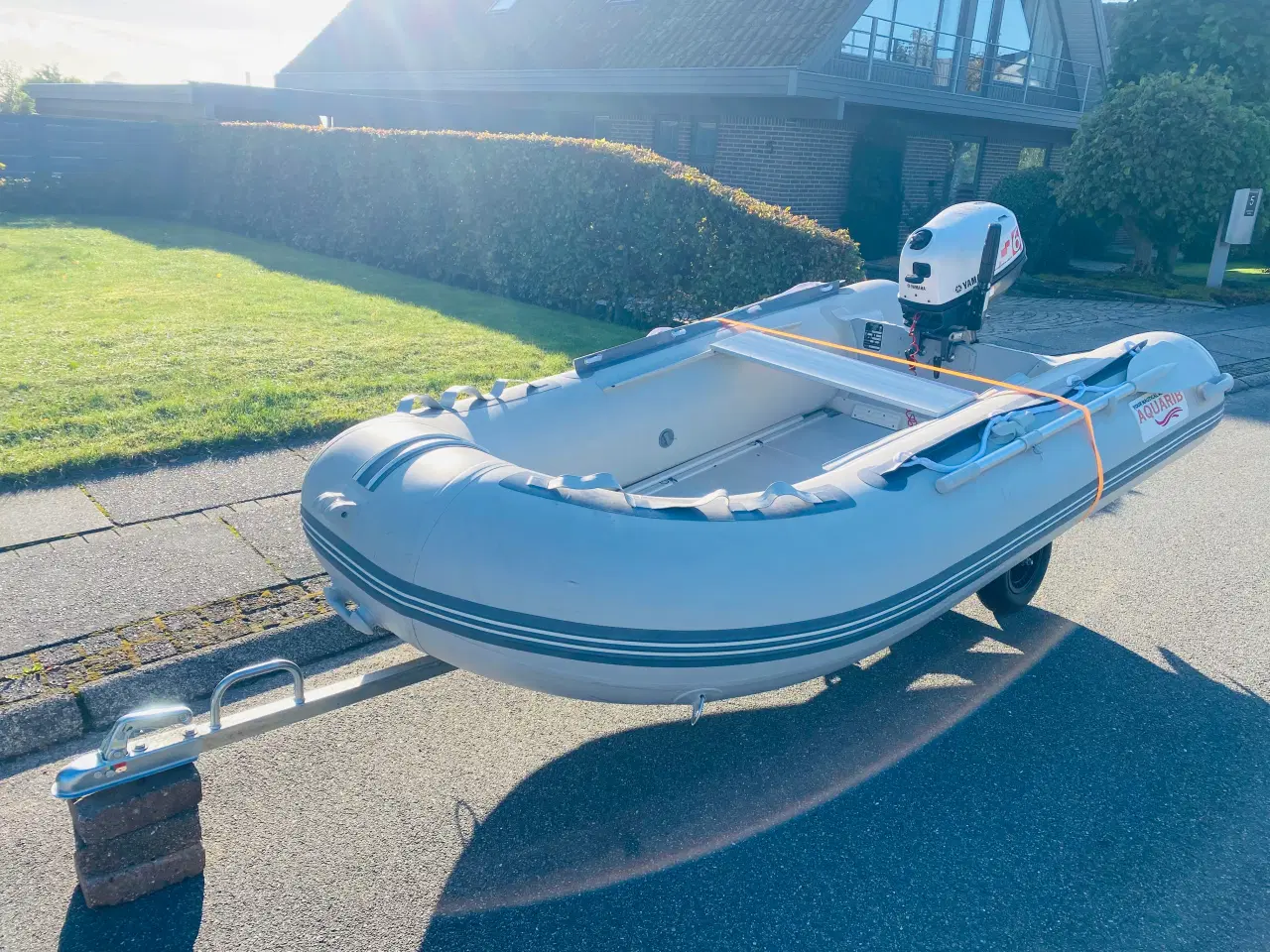 Billede 5 - Lækker lille Rib båd med 6 hk Yamaha