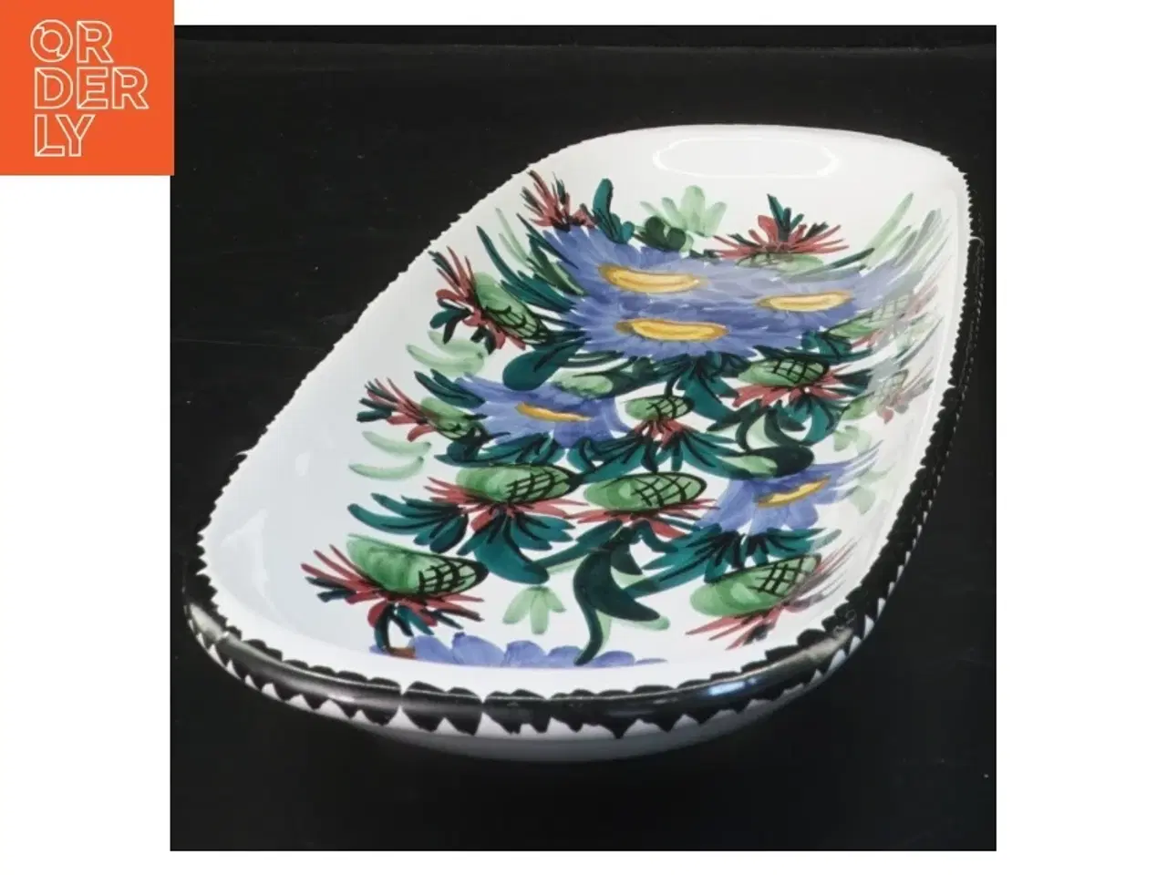 Billede 1 - Dekorativt fad (str. 37x12 cm)