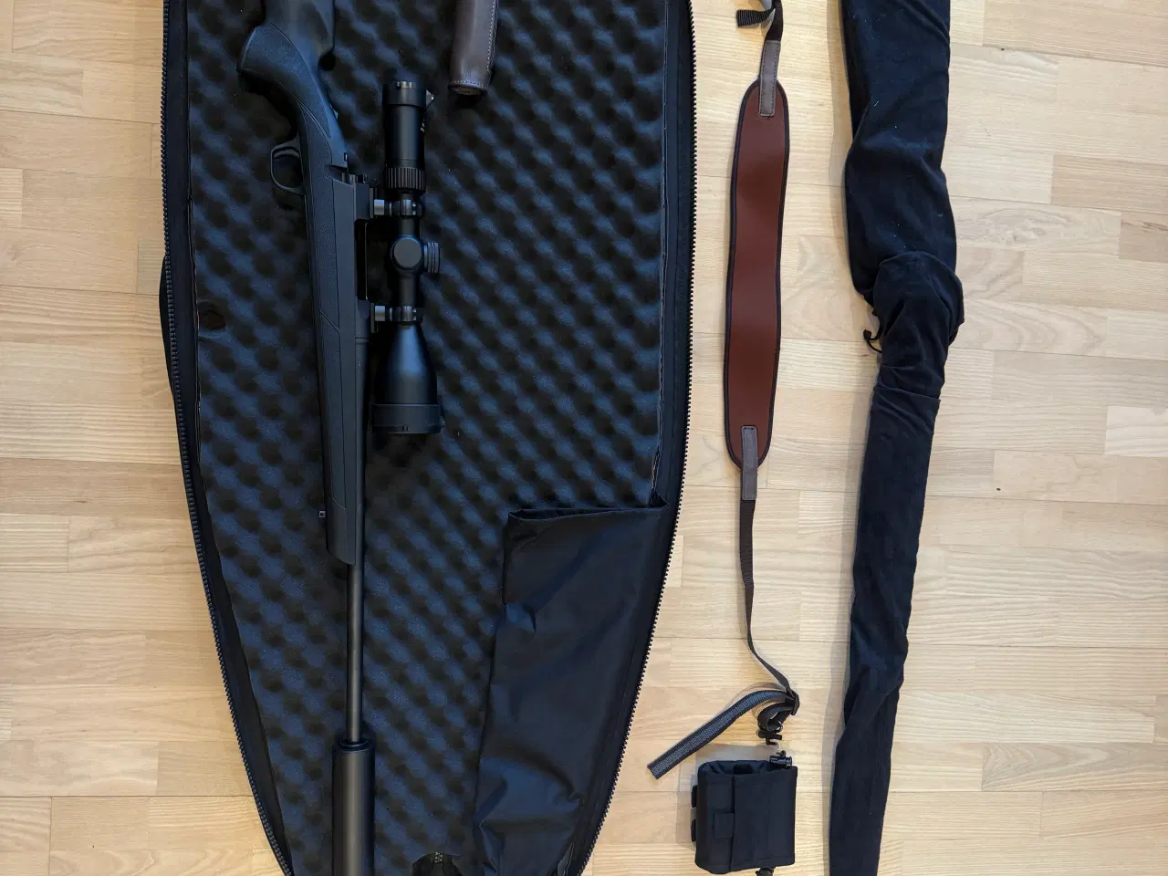 Billede 6 - Komplet Jagt sæt med riffel / hagl gevær / skab 