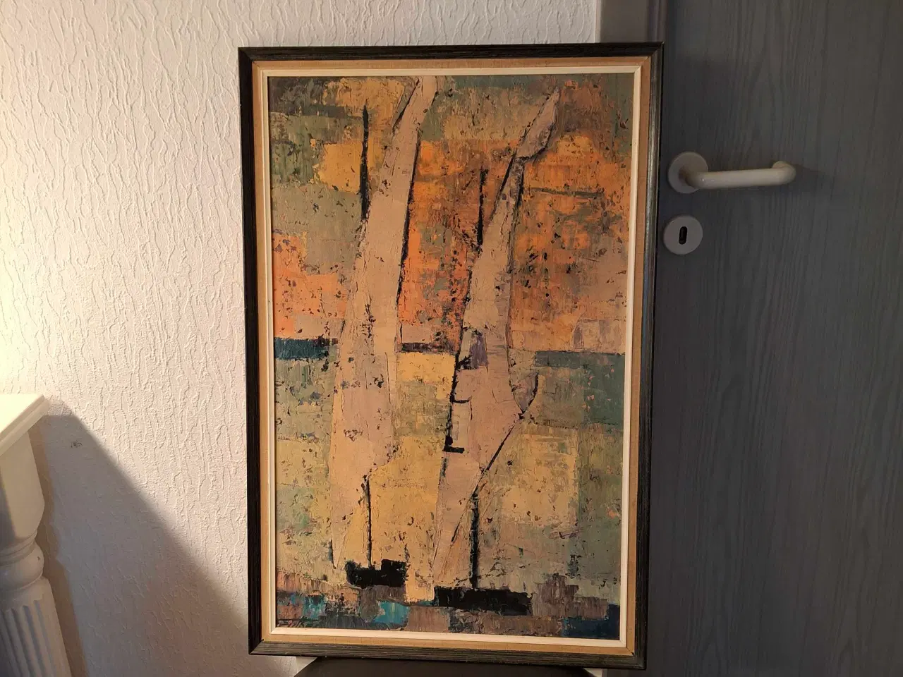 Billede 2 - Flot modernistisk maleri (72x48) – Erik Skytte ???