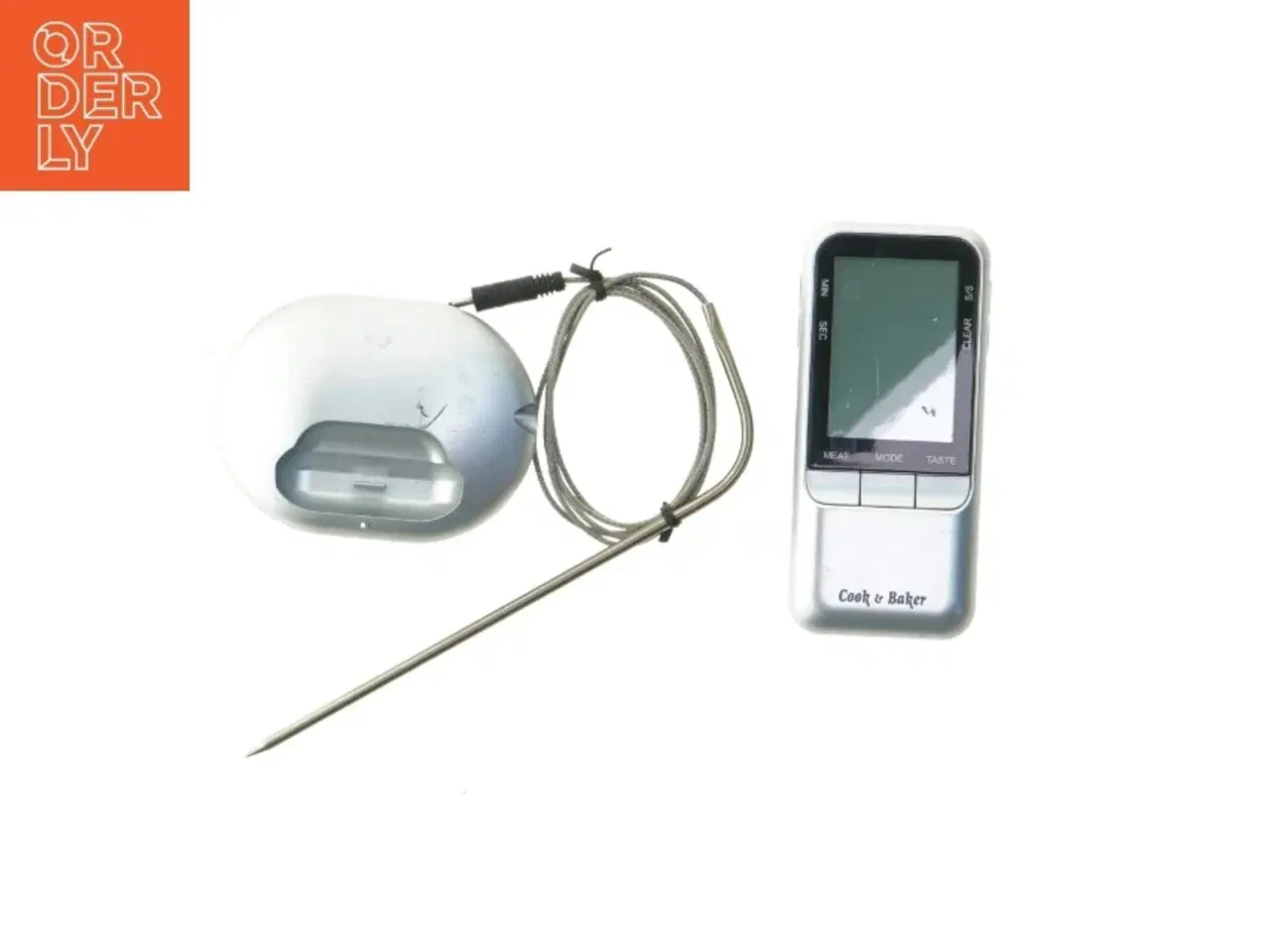 Billede 5 - Trådløst stegetermometer fra Cook & Baker (str. 12x5,5 cm)