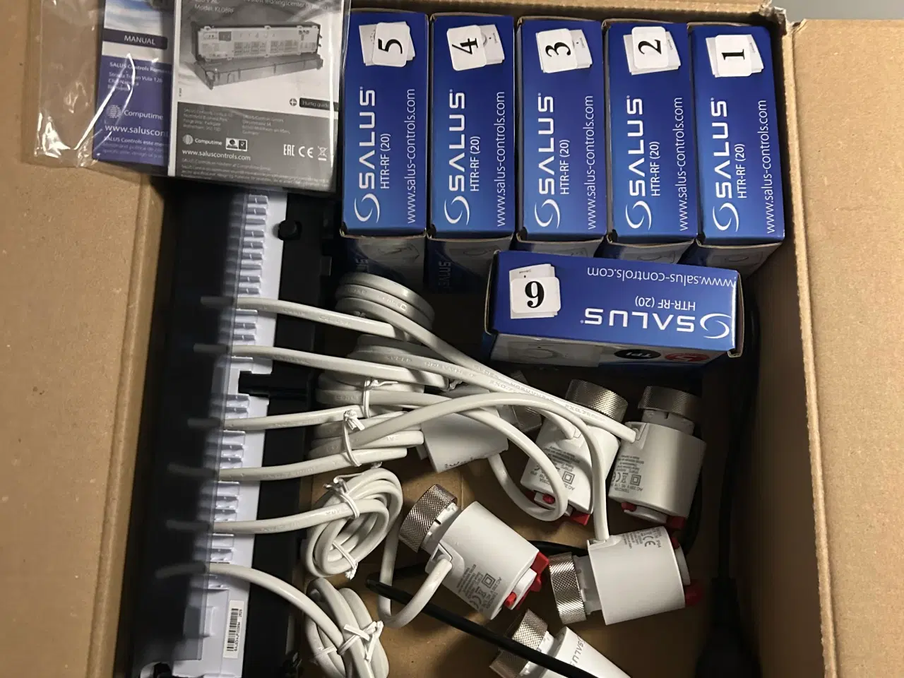 Billede 1 - Salus Gulvvarmestyring til 6 kreds
