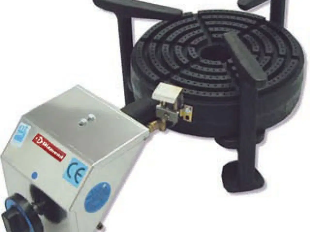 Billede 1 - Paella Gaskomfur Ø250 mm – 10 kW – Sort Emalje