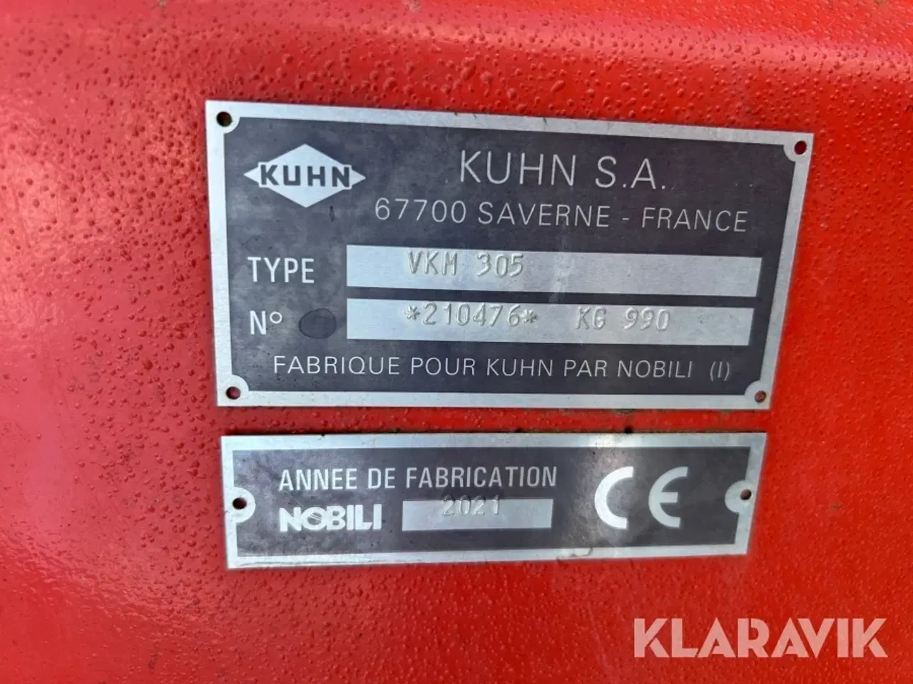 Billede 5 - Slagleklipper Kuhn VKM 305
