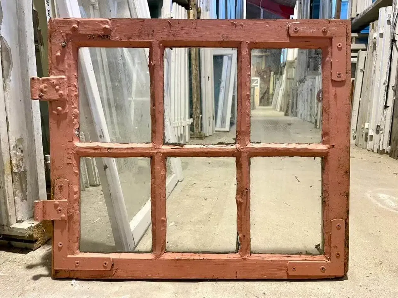 Billede 1 - Sjælden, lille 6-ruders vinduesramme