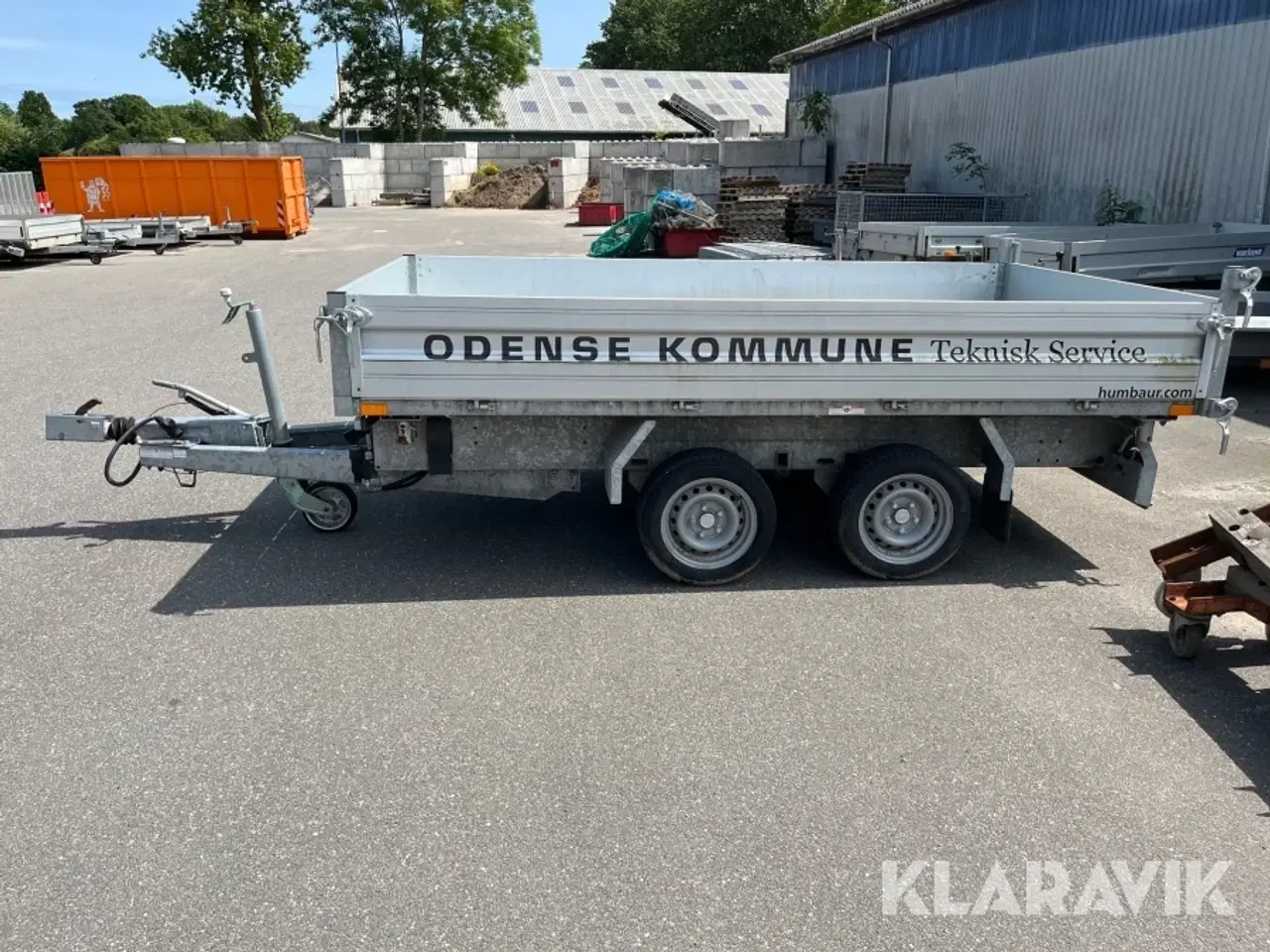 Billede 5 - Anhængere til personbiler Humbauer HZ 3500-B 3-vejs tiptrailer