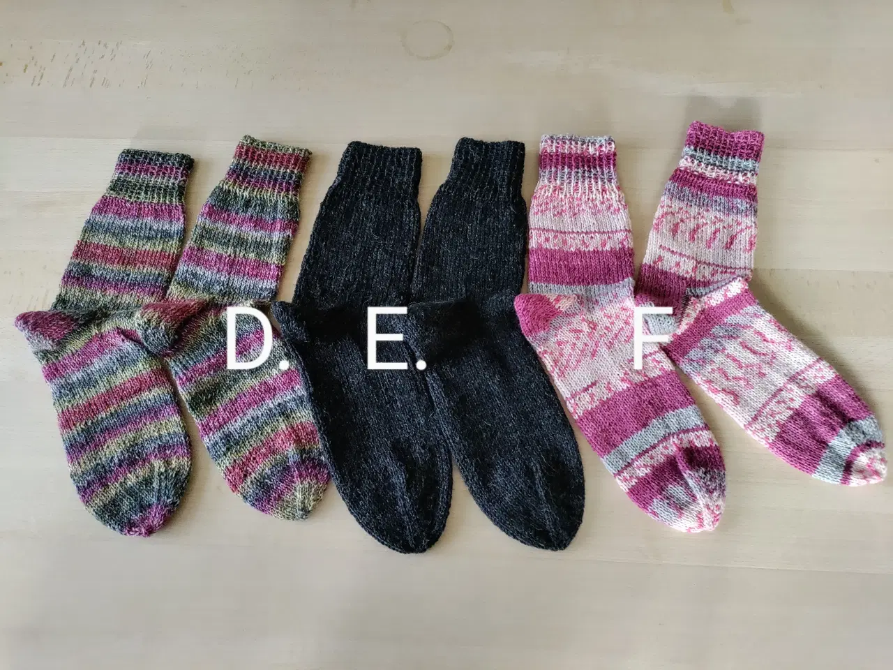 Billede 4 - Nye uldsokker str 38-40