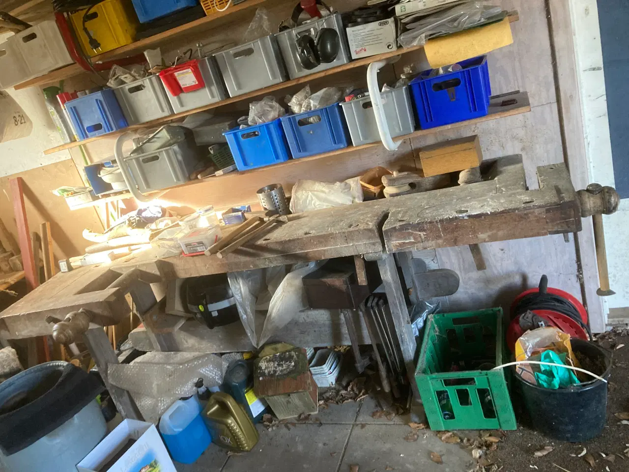 Billede 5 - Ældre høvlbænk.