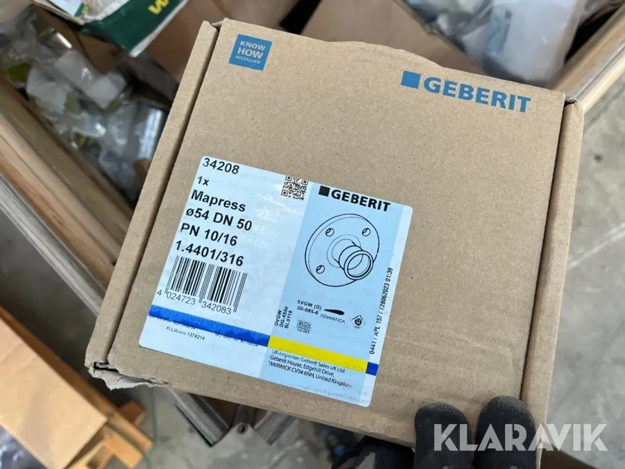 Billede 10 - Lot - mapress fittings, rørbærere og øvrigt