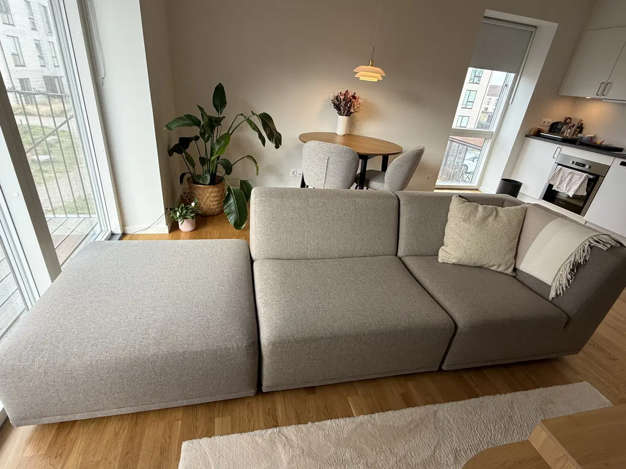 Billede 2 - Beige modulsofa – New York – 3 moduler – fremstår
