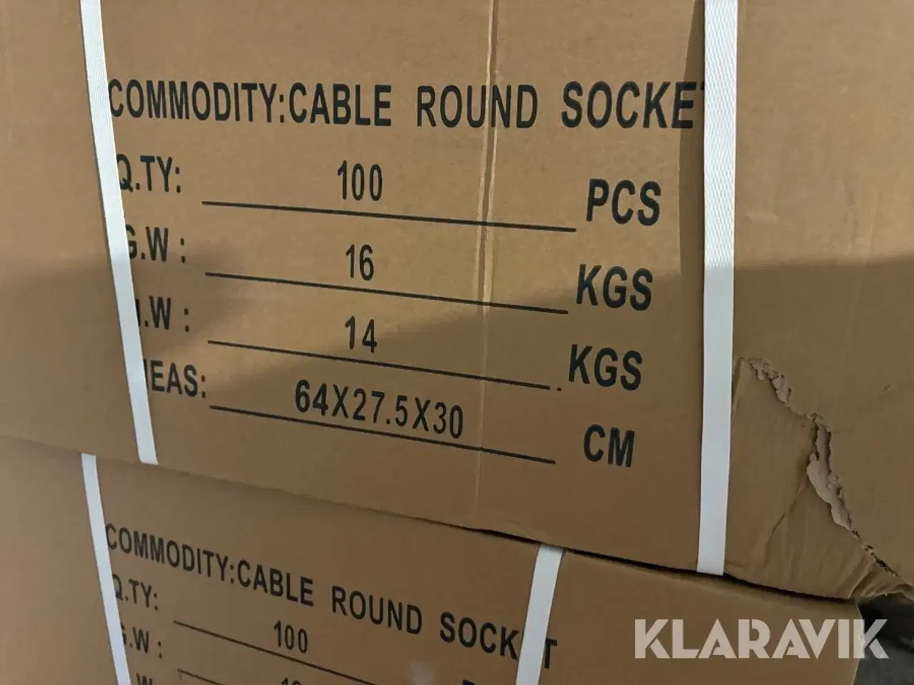 Billede 3 - CEE stik Couplers 3x16A - 213 - 800 styks - hun stik