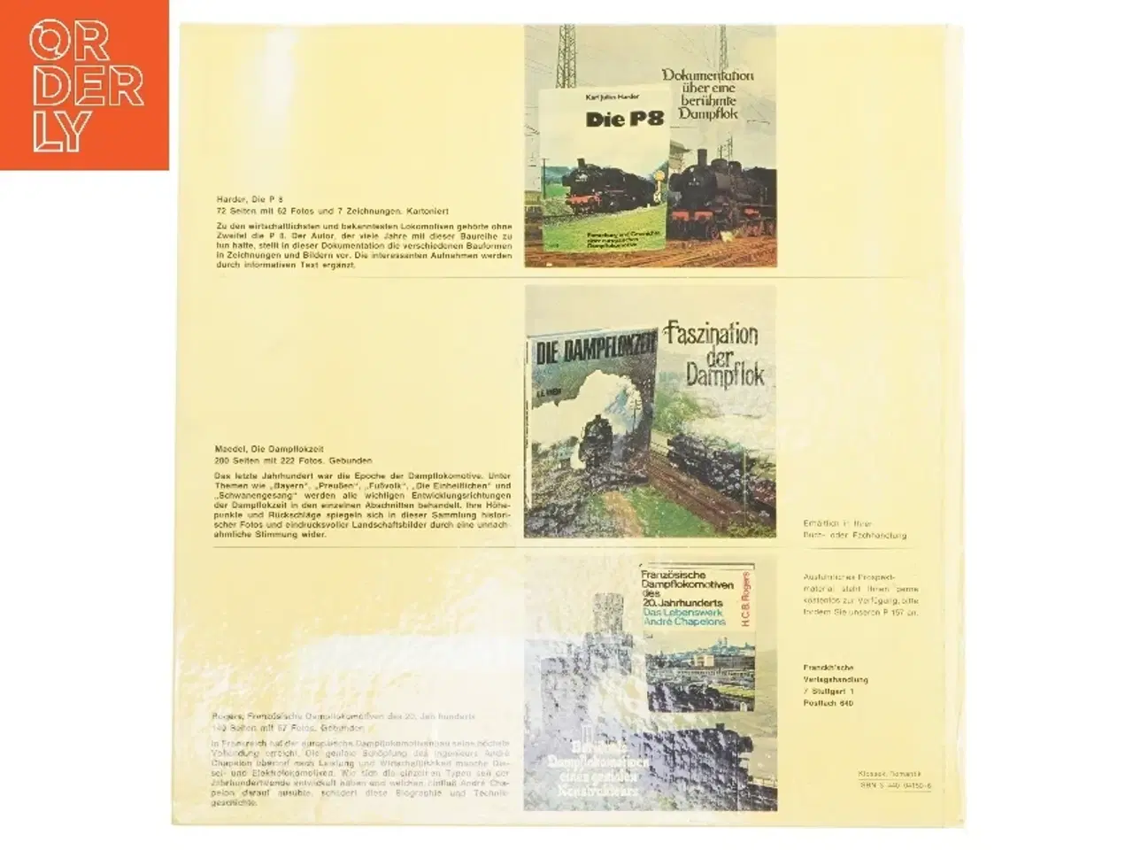 Billede 4 - Dampflok-Romantik i stereo LP-bog fra Kosmos