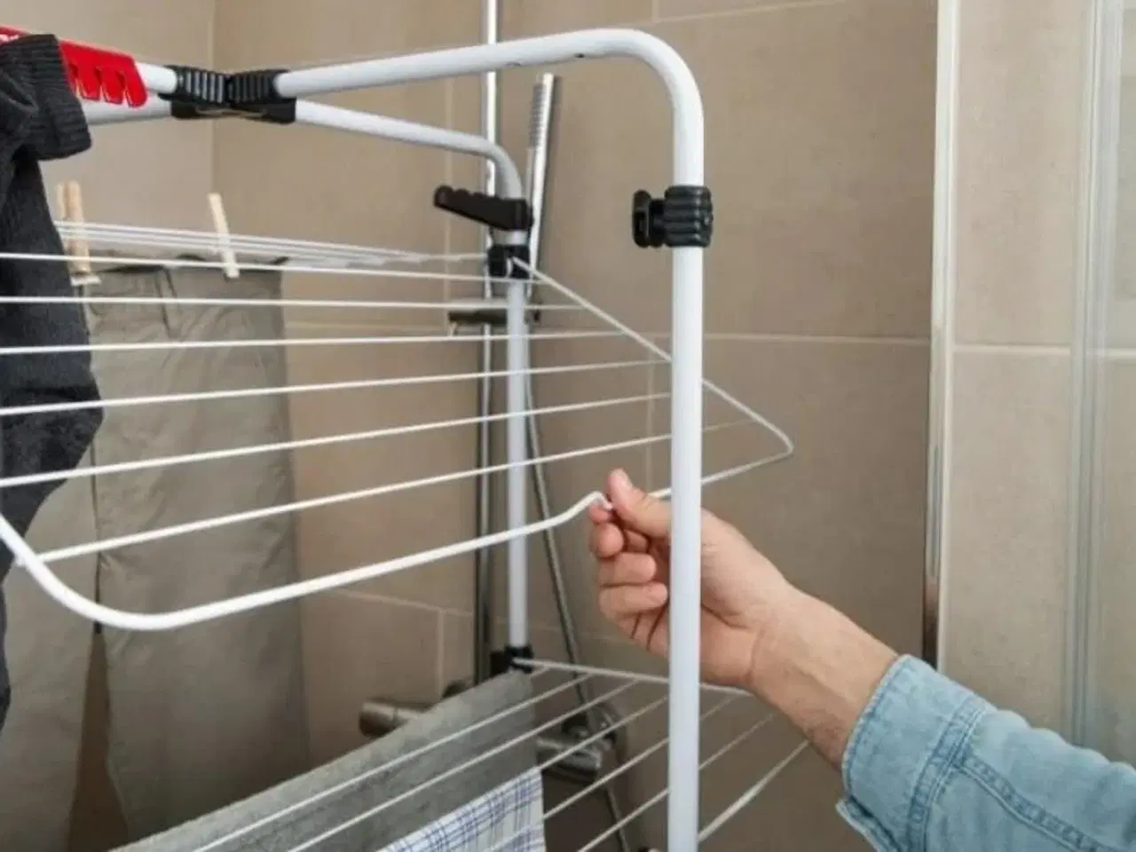 Billede 4 - Tørrestativ Vileda Mixer 4 – vertikalt, 40 m tørreplads