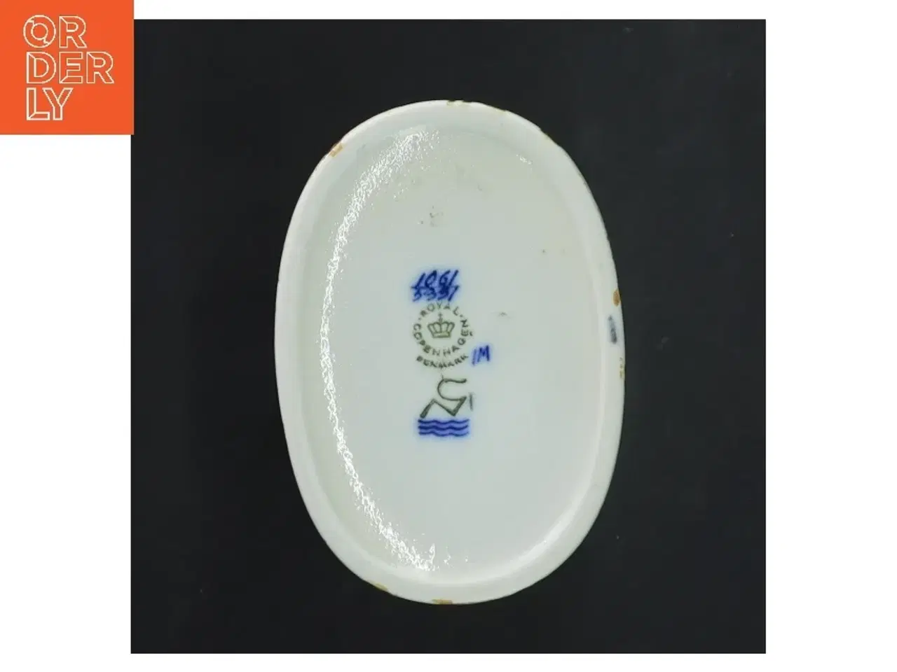 Billede 3 - Royal Copenhagen vase med sommerfugle fra Royal Copenhagen (str. 15,5x10x7,5 cm)