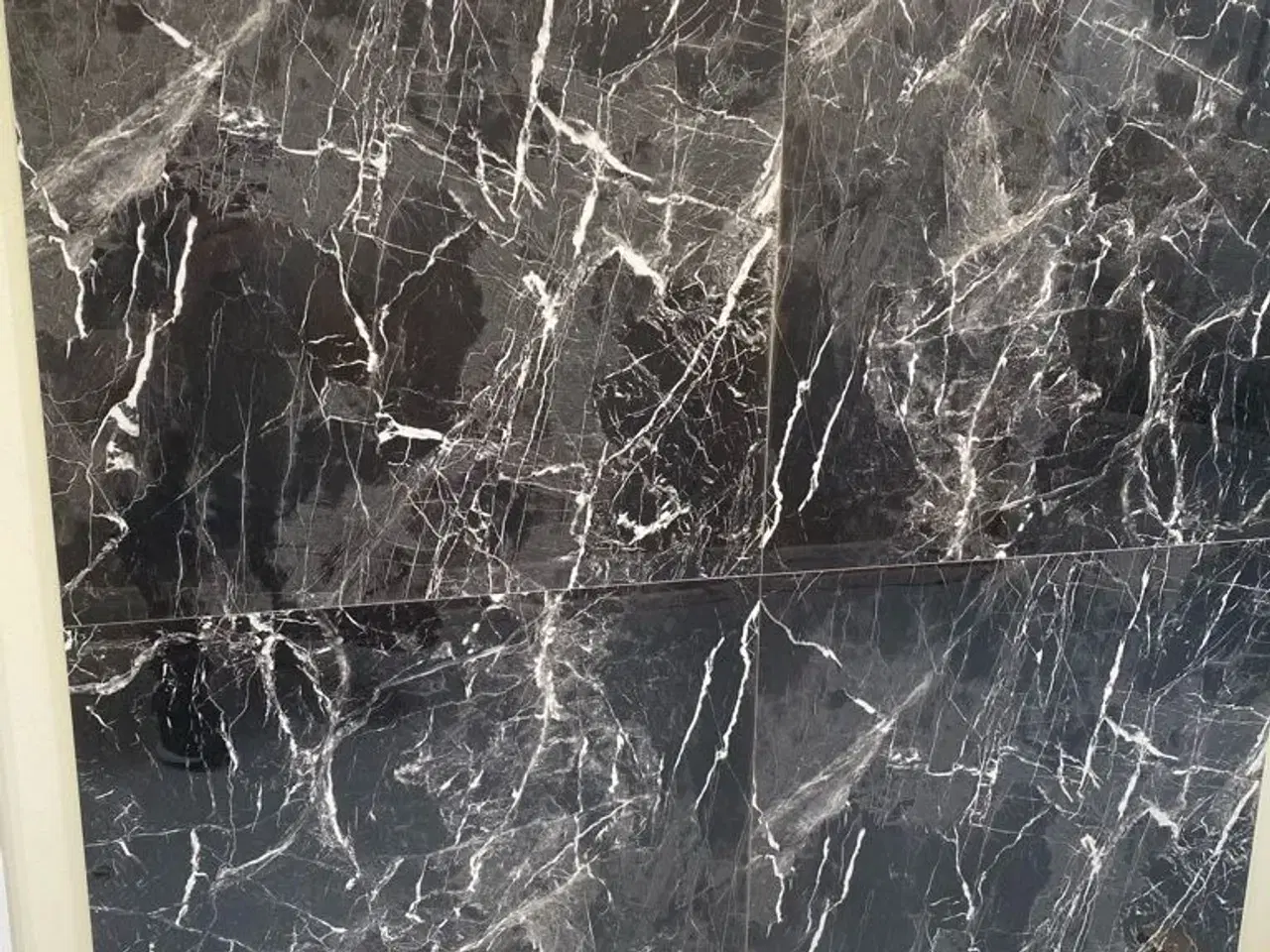Billede 2 - 60x60 sort marmorlook klinker fliser