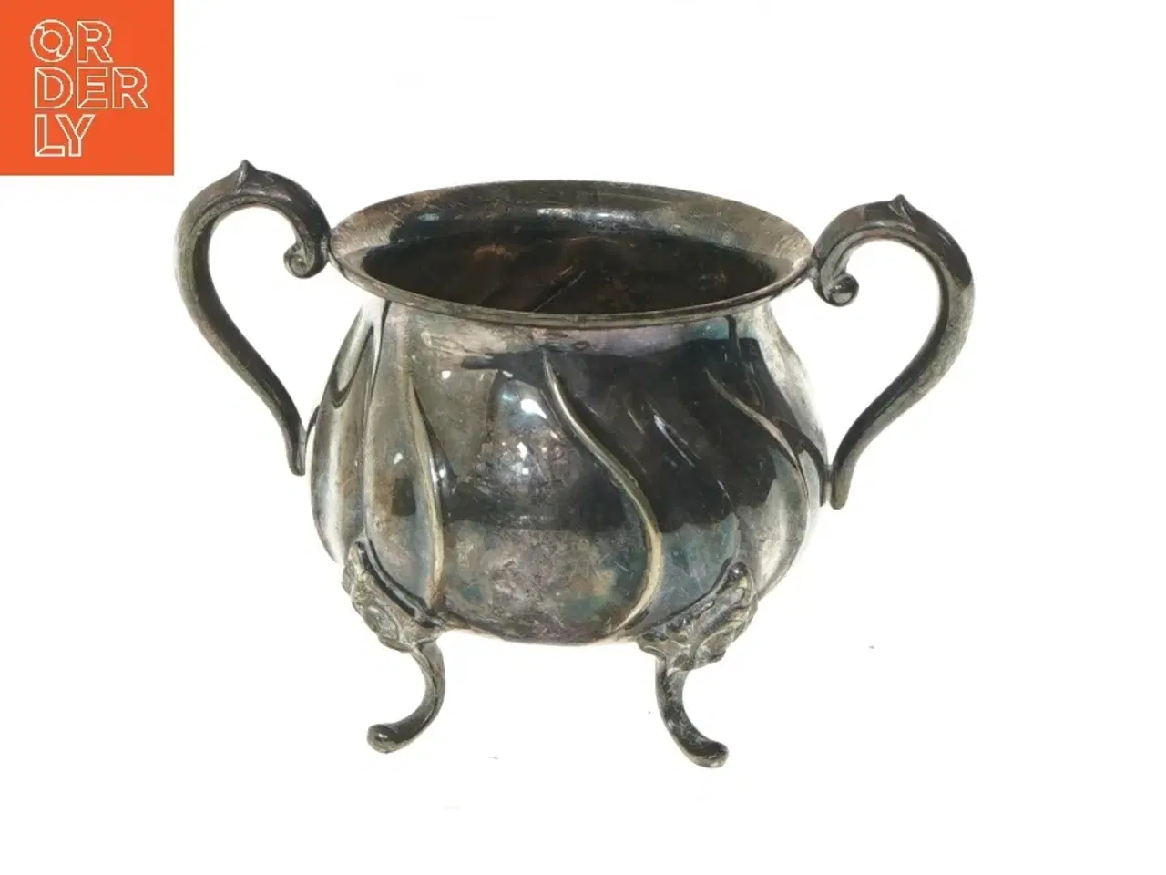 Billede 1 - Antik sølv sukkerskål (str. 10x11 cm)