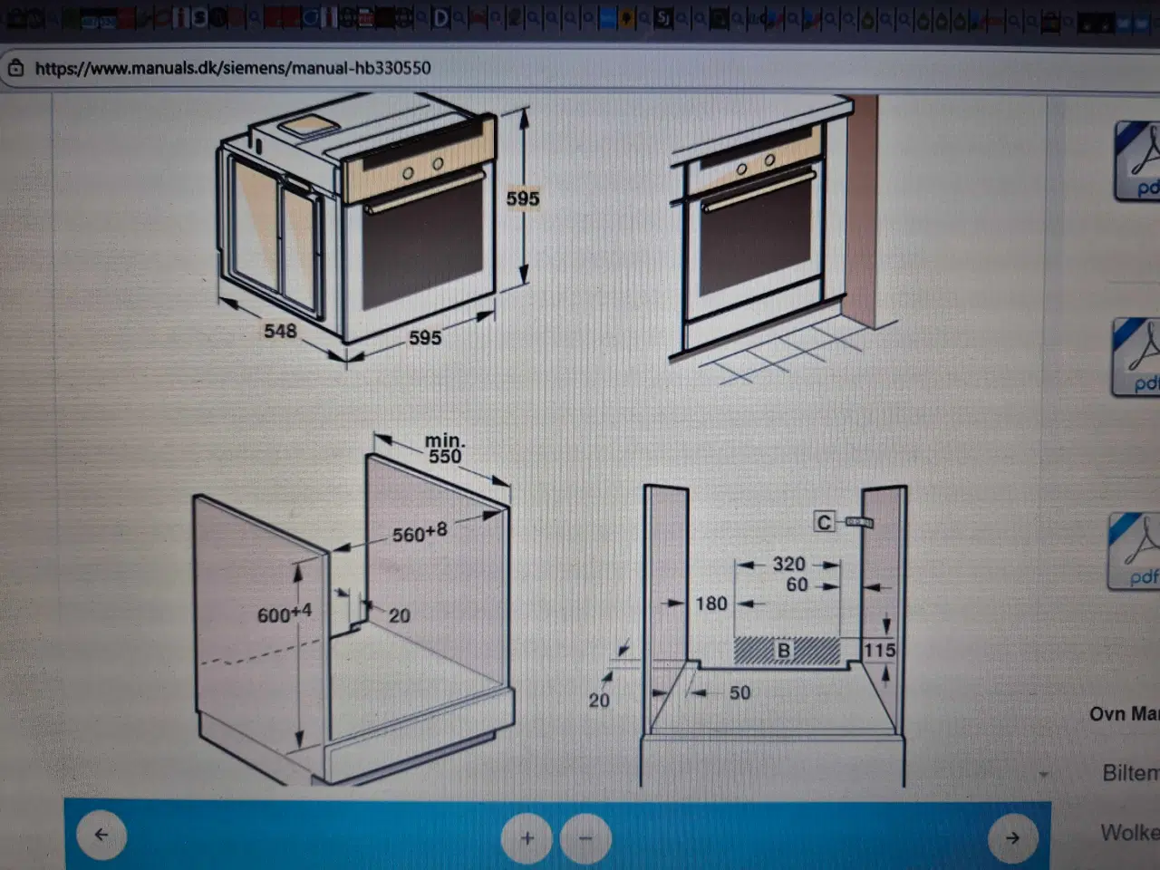 Billede 2 - Siemens ovn hb 33l550s