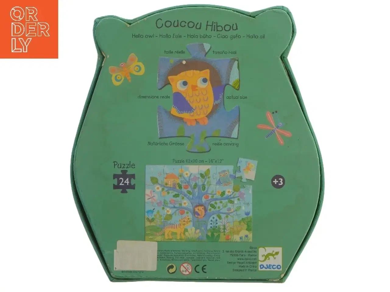 Billede 3 - Djeco puslespil for børn fra Djeco (str. 24 brikker 42x30 cm)