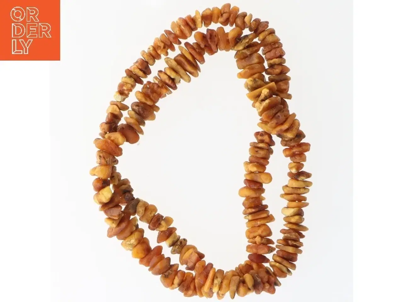 Billede 1 - Rav halskæde (str. 90 cm)