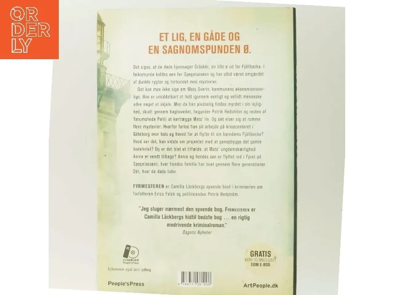 Billede 3 - Fyrmesteren : kriminalroman (Klassesæt) af Camilla Läckberg (Bog)