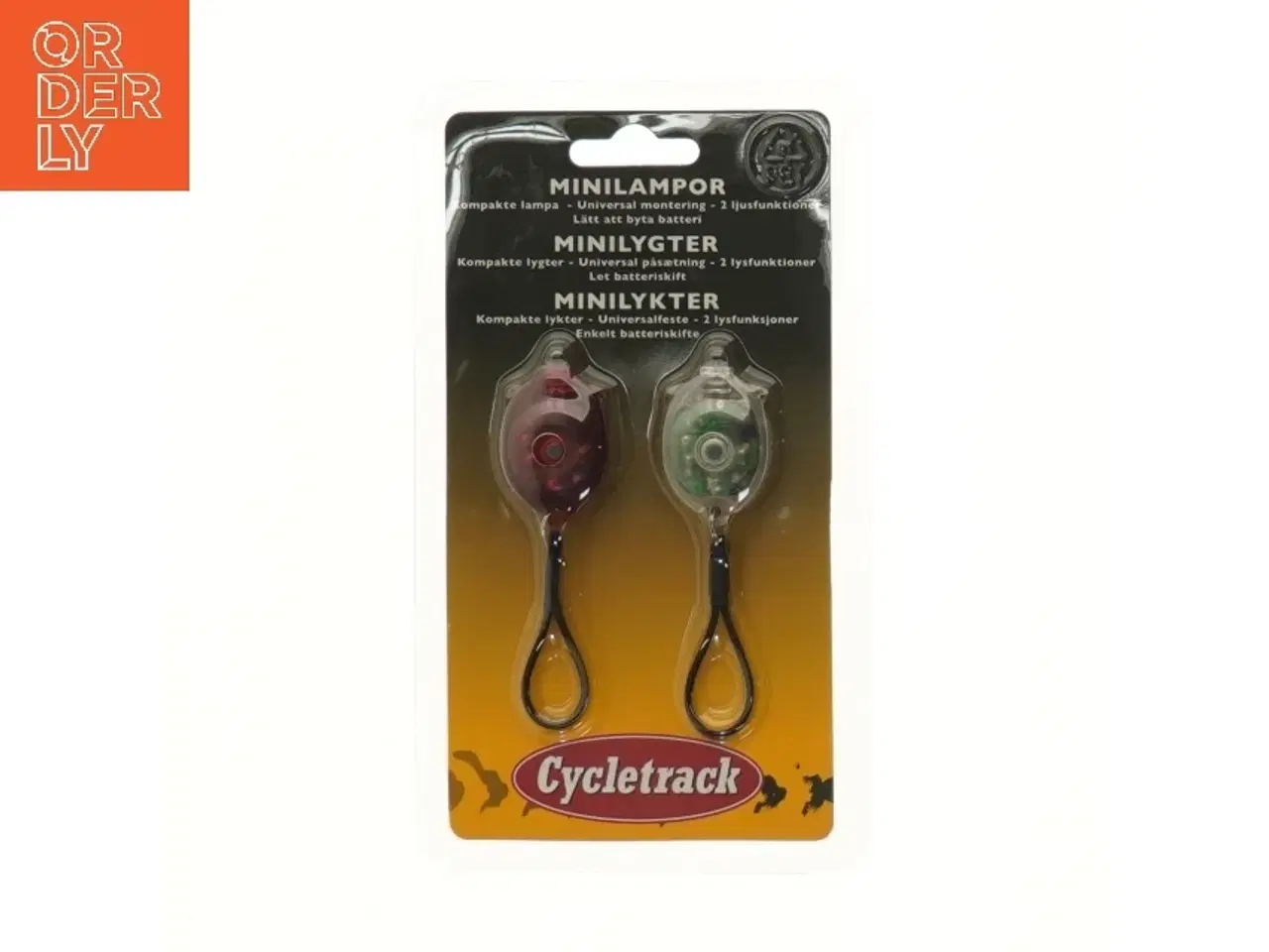 Billede 1 - Cykellygter sæt fra Coop (str. 20x12 cm)