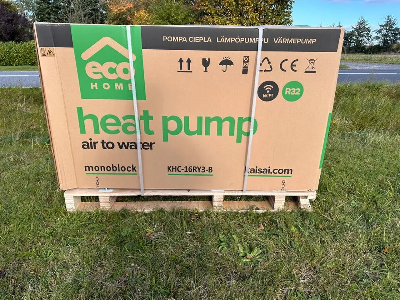 Billede 2 - Fabriksny 16 KW luft til vand varmepumpe KAISAI KHC-16RY3-B