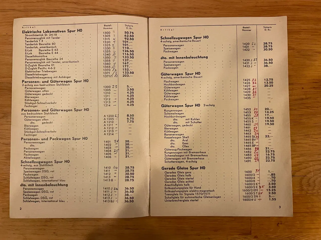 Billede 8 - Fleischmann modeltog 1956 papirmateriale
