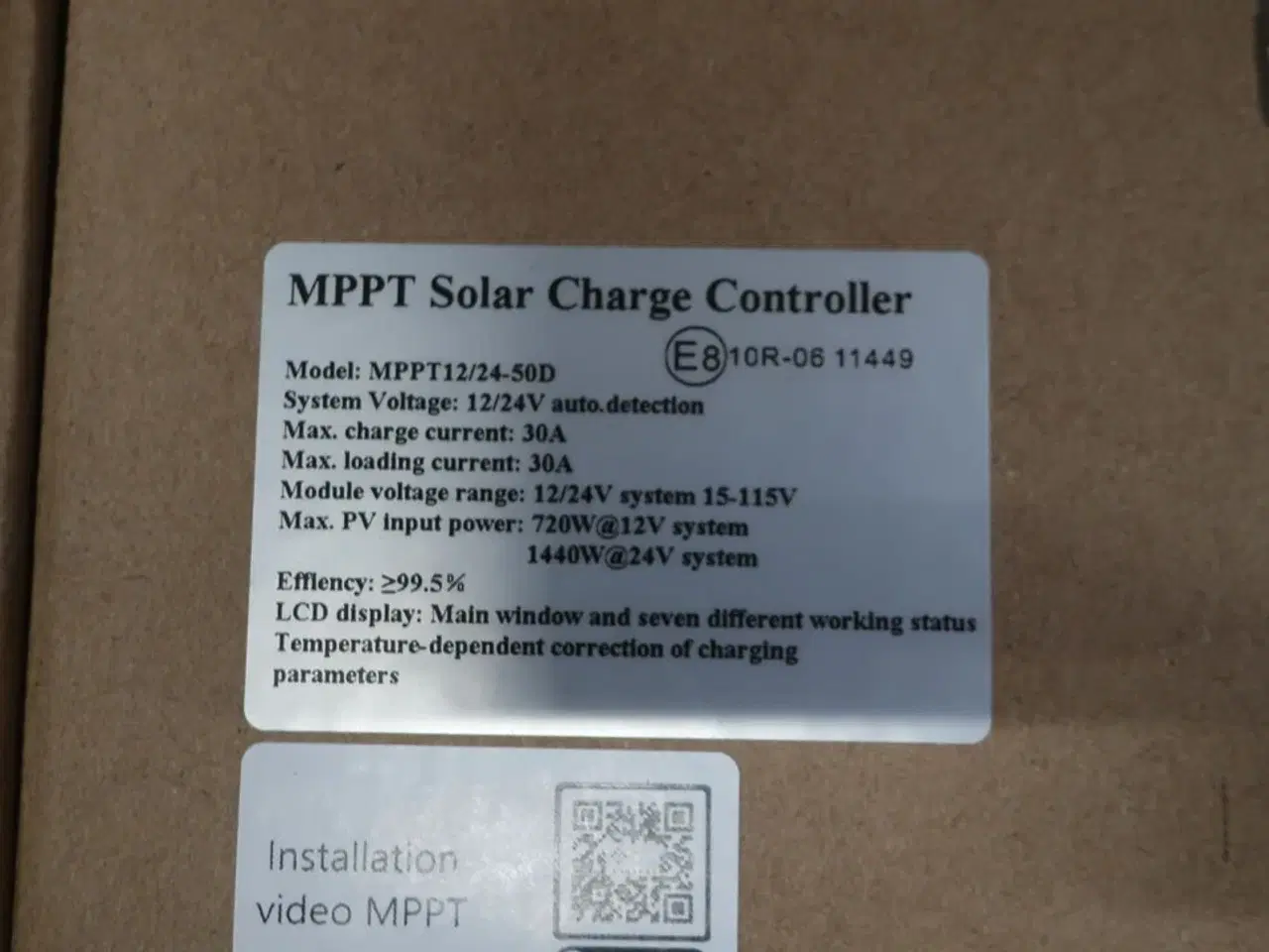 Billede 4 - 8 stk. chargecontroller GREEN ENERGY MPPT12/24-50D