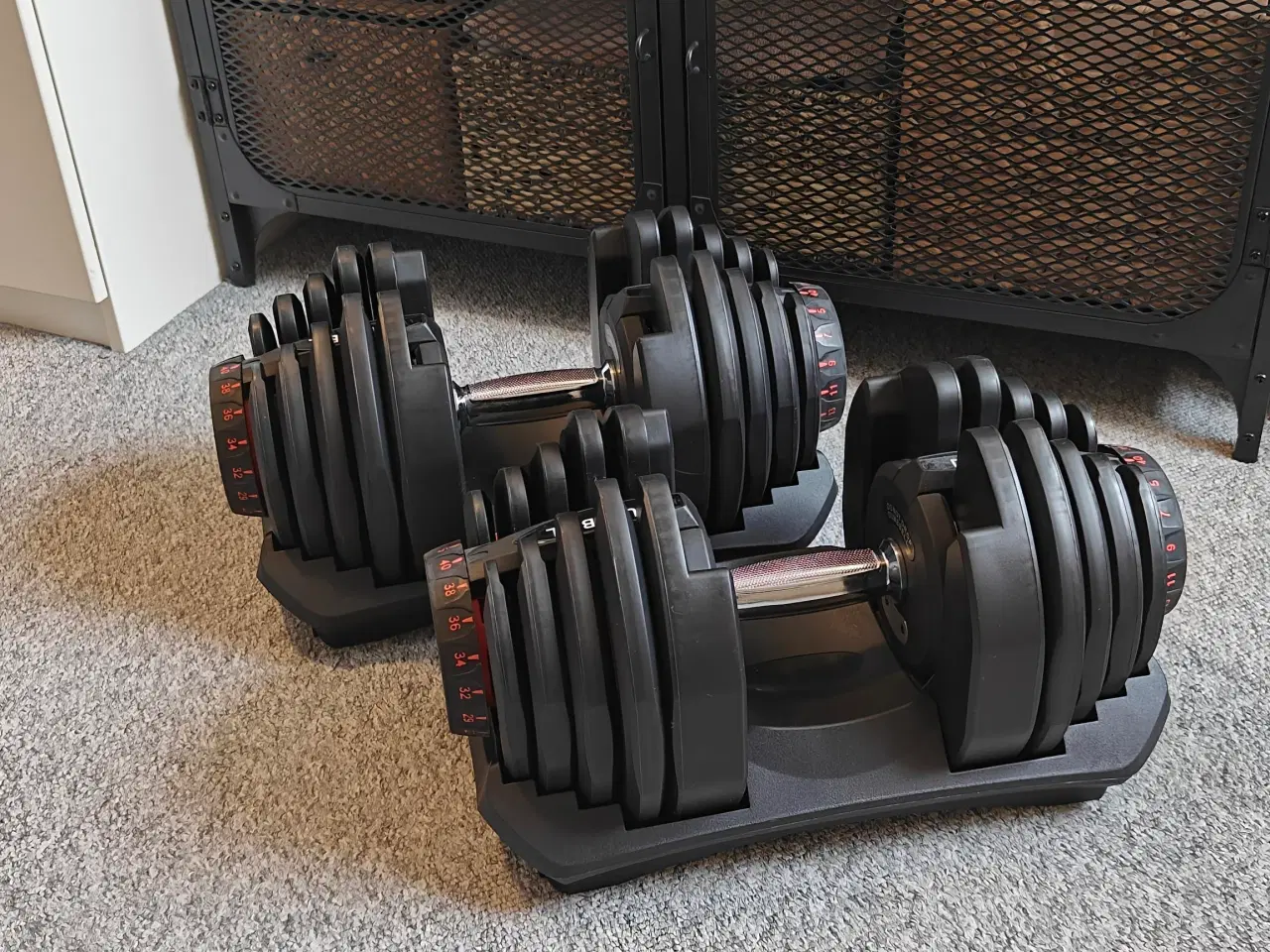 Billede 1 - Justerbare håndvægte 40 kg (flyttesalg)
