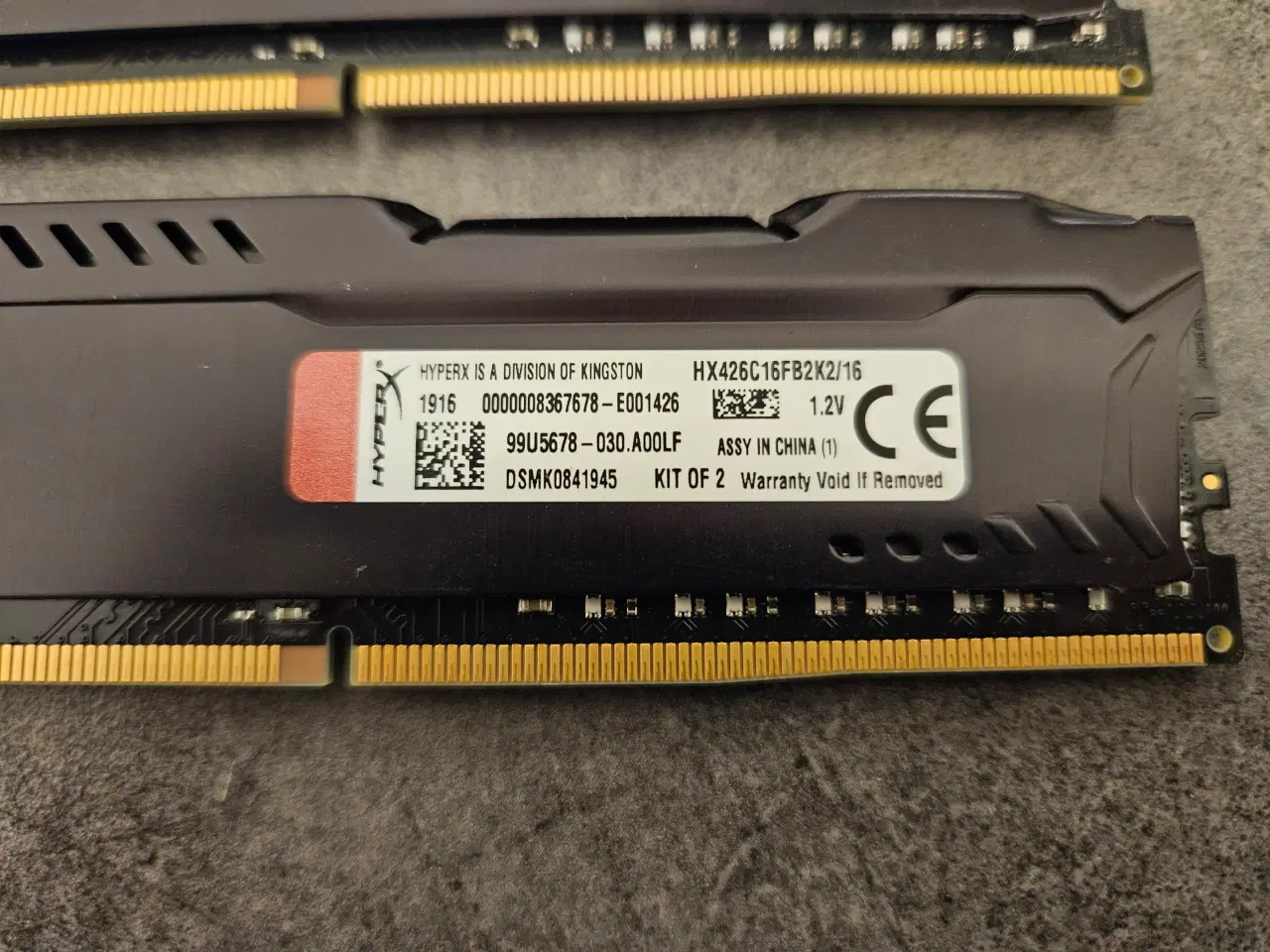 Billede 3 - Kingston HyperX FURY DDR4-2666 16GB Kit (2 x 8GB)